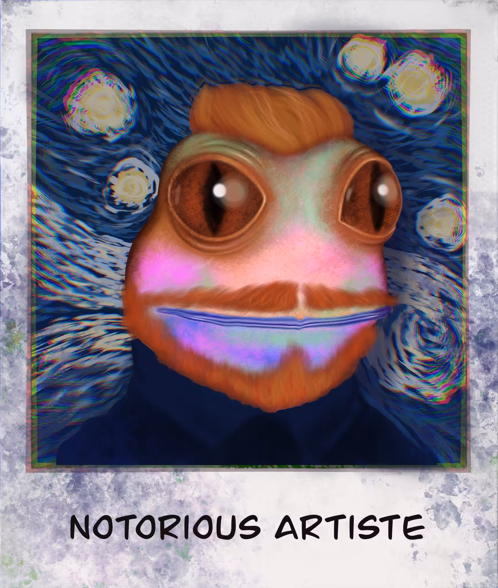 Frogland Notorious Artiste - Vincent Van Frog