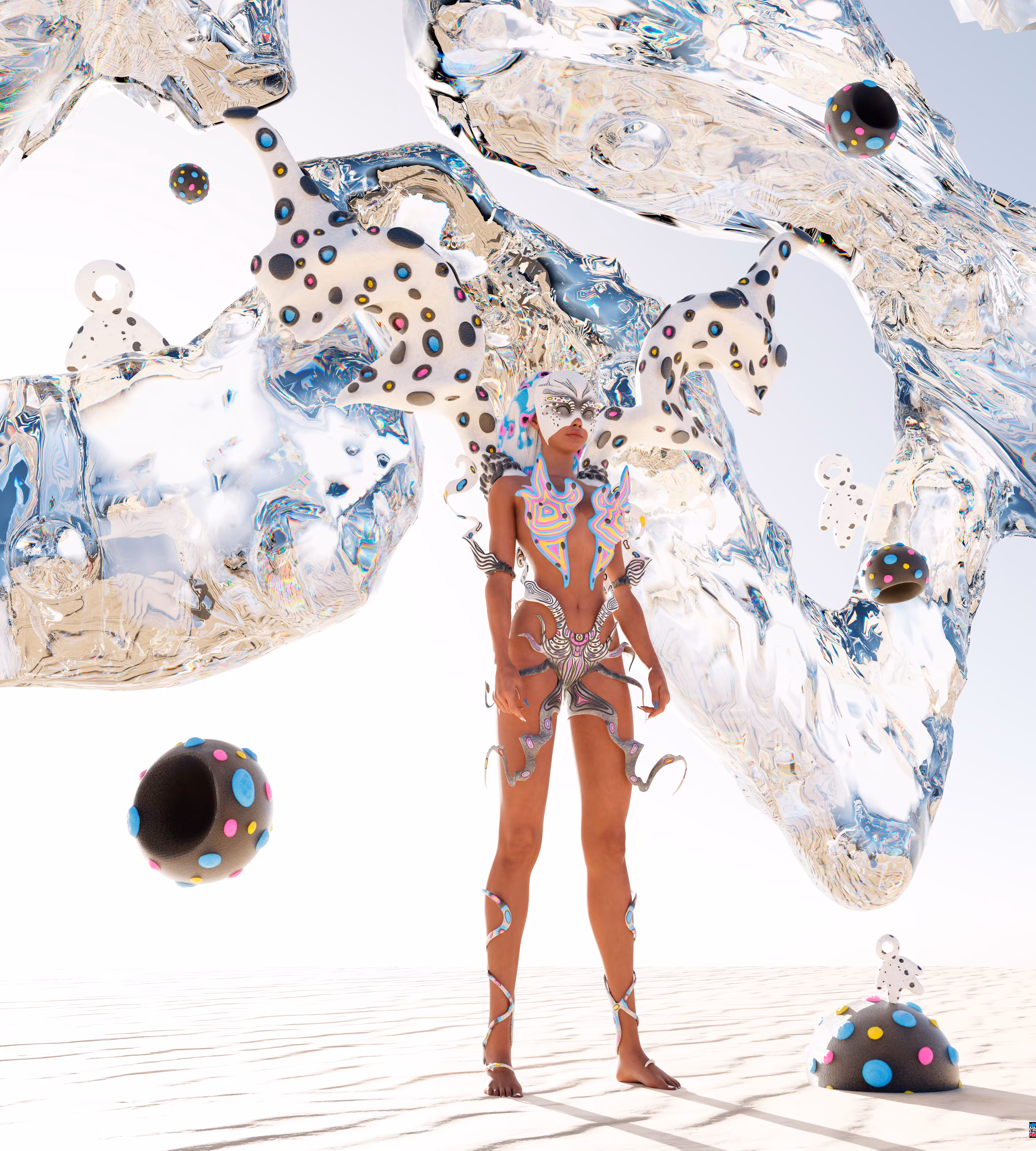 Crystal Monoliths of Hyperreality