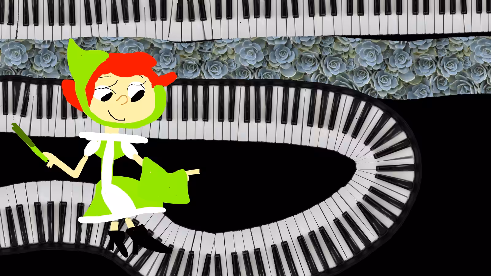 Piano dancing - by Nadia