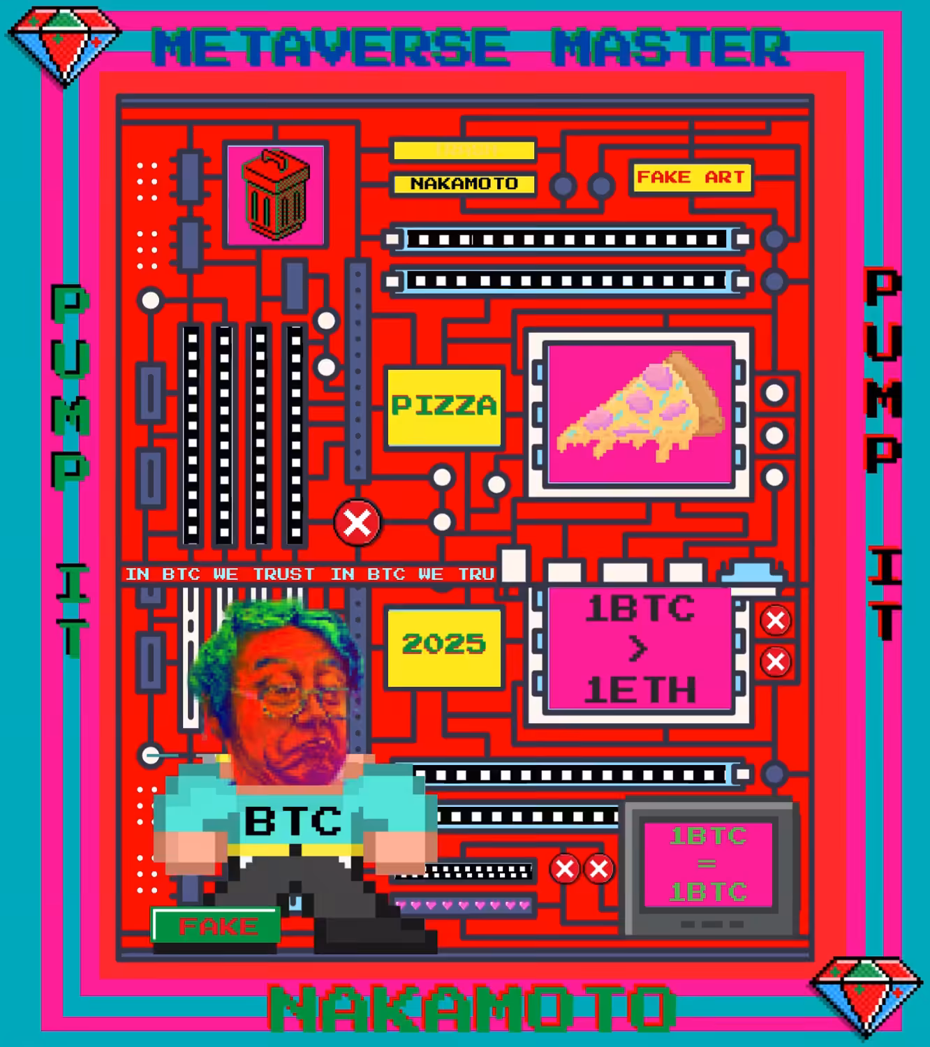 Rodeo posts: metaverse master // pizza hunt