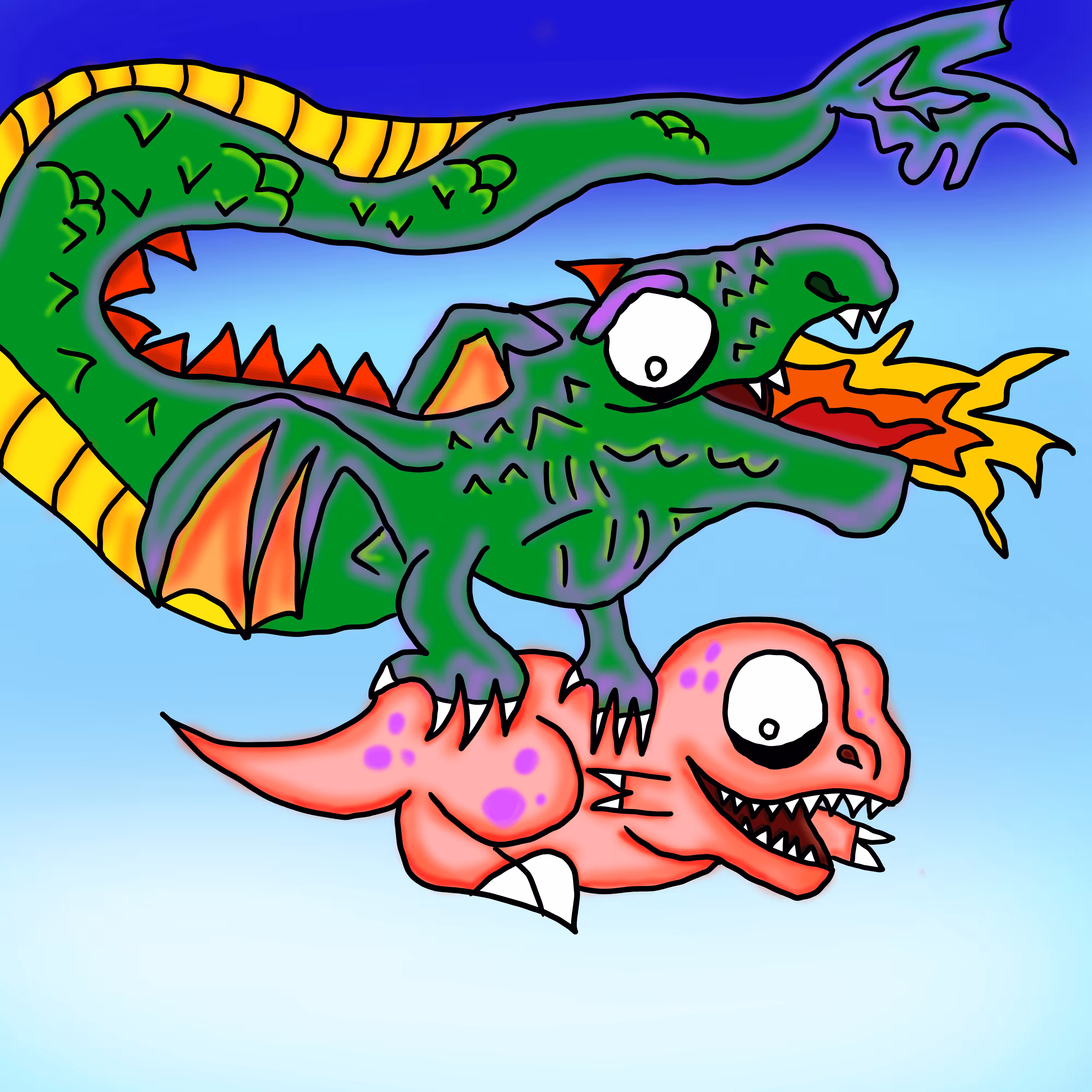 Silly Trex & friends50