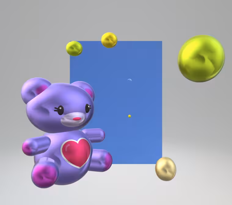 daytime moon and bear