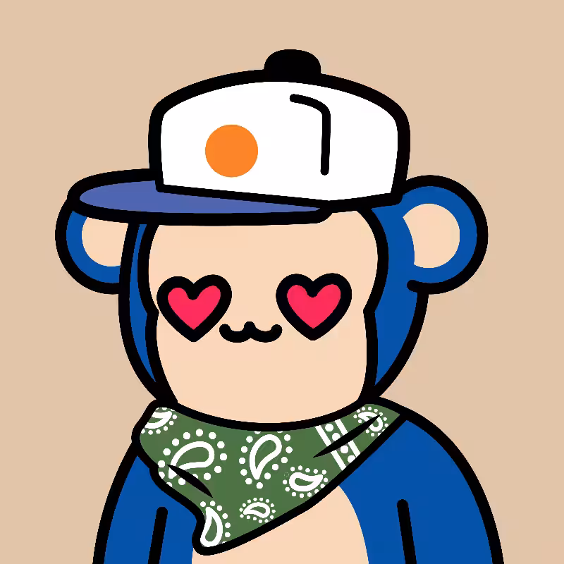 Blue Monkey #7