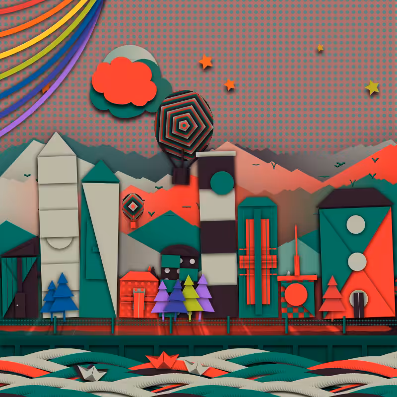 Paper Art 2.5D #42