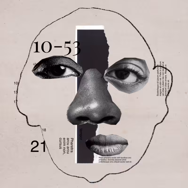 Collage faces #67
