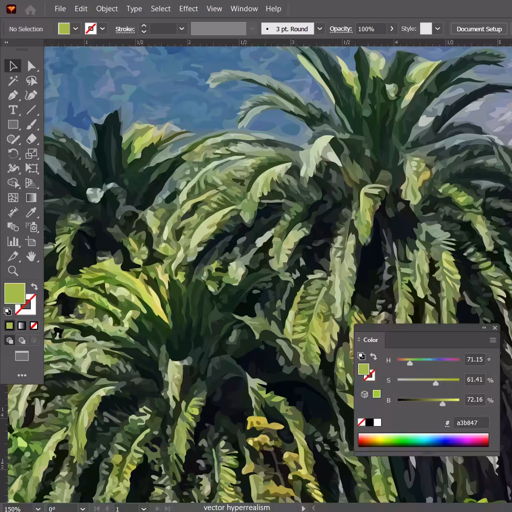 VECTOR HYPERREALISM :: WIP 002