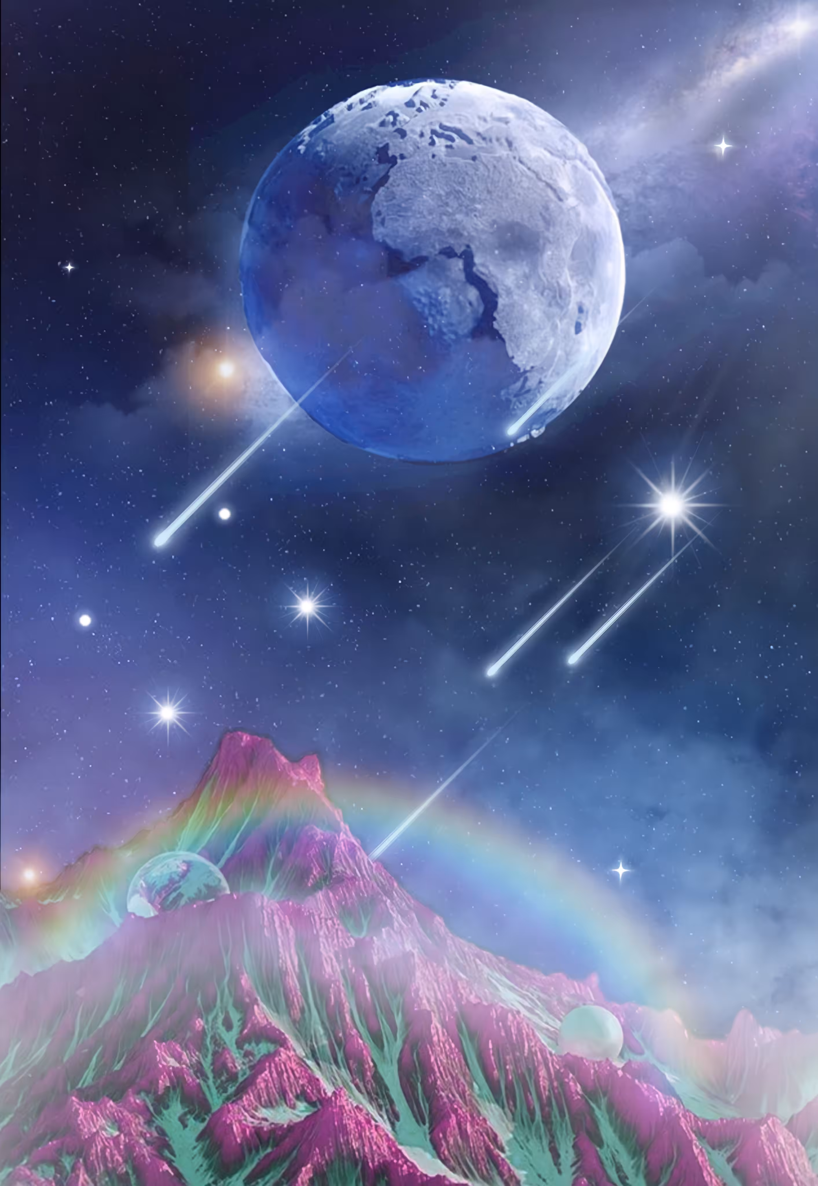 moon at the end of the earth
