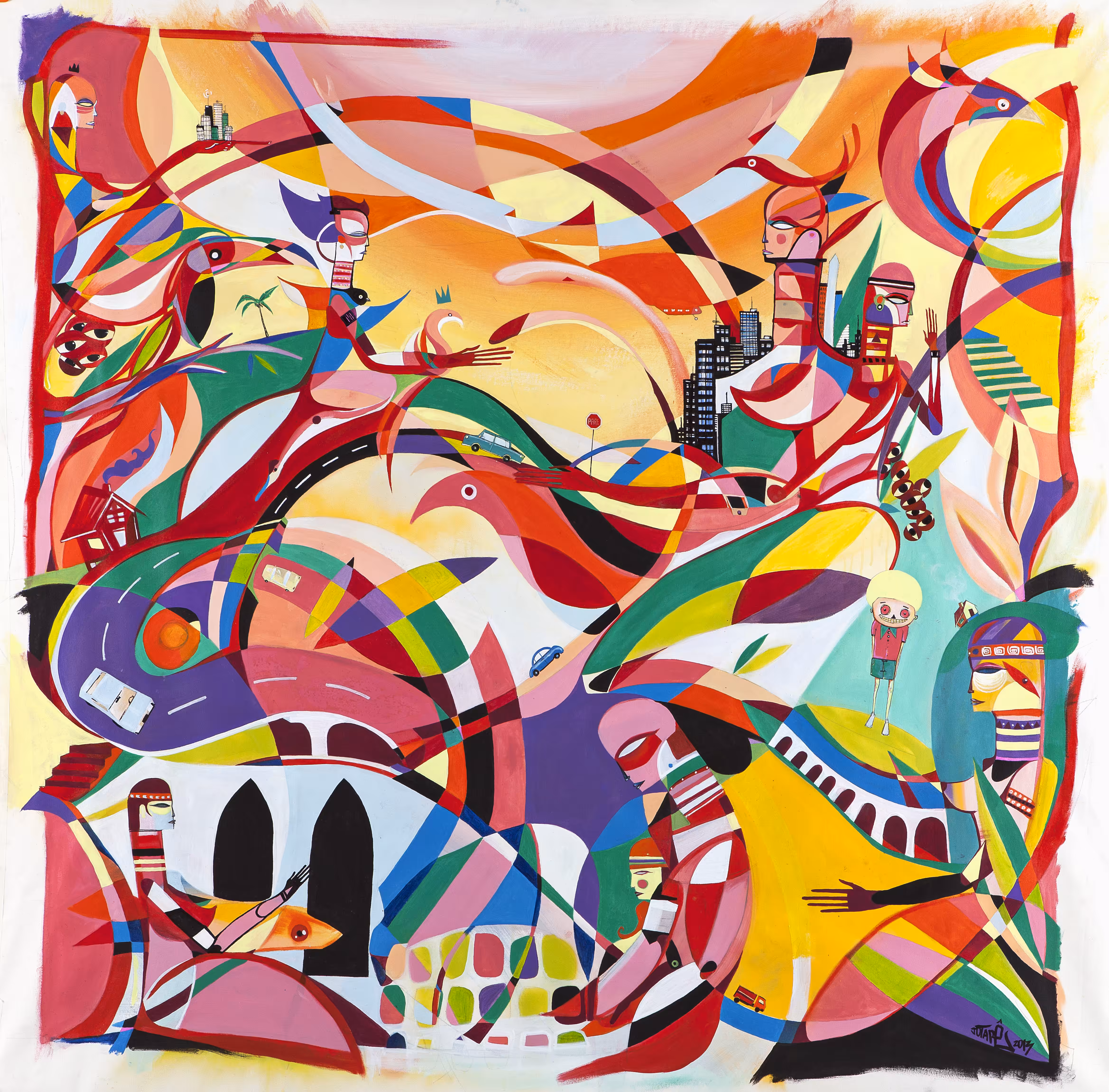  Colorful city