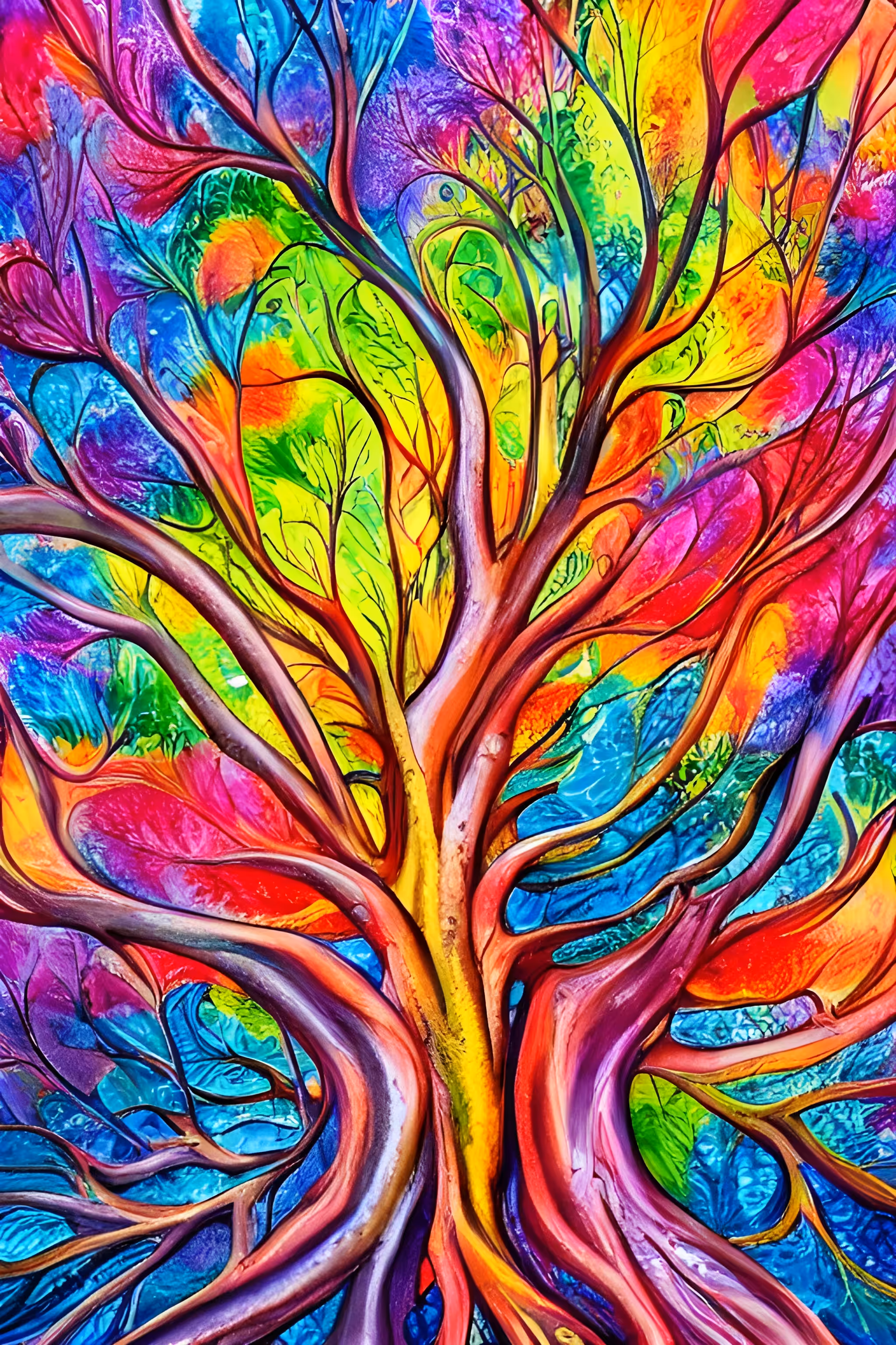 Rainbow trees
