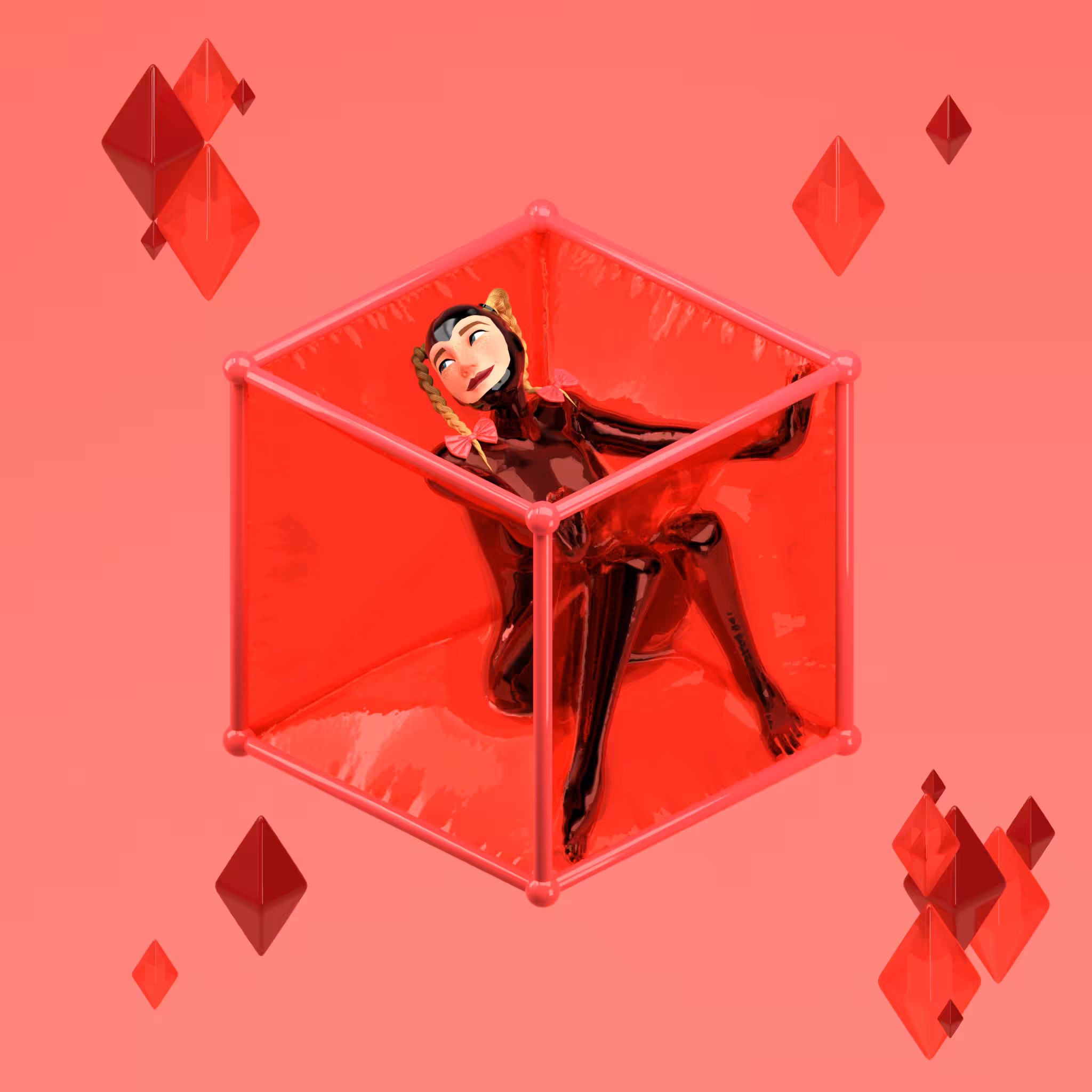 The Lady in Vermillion