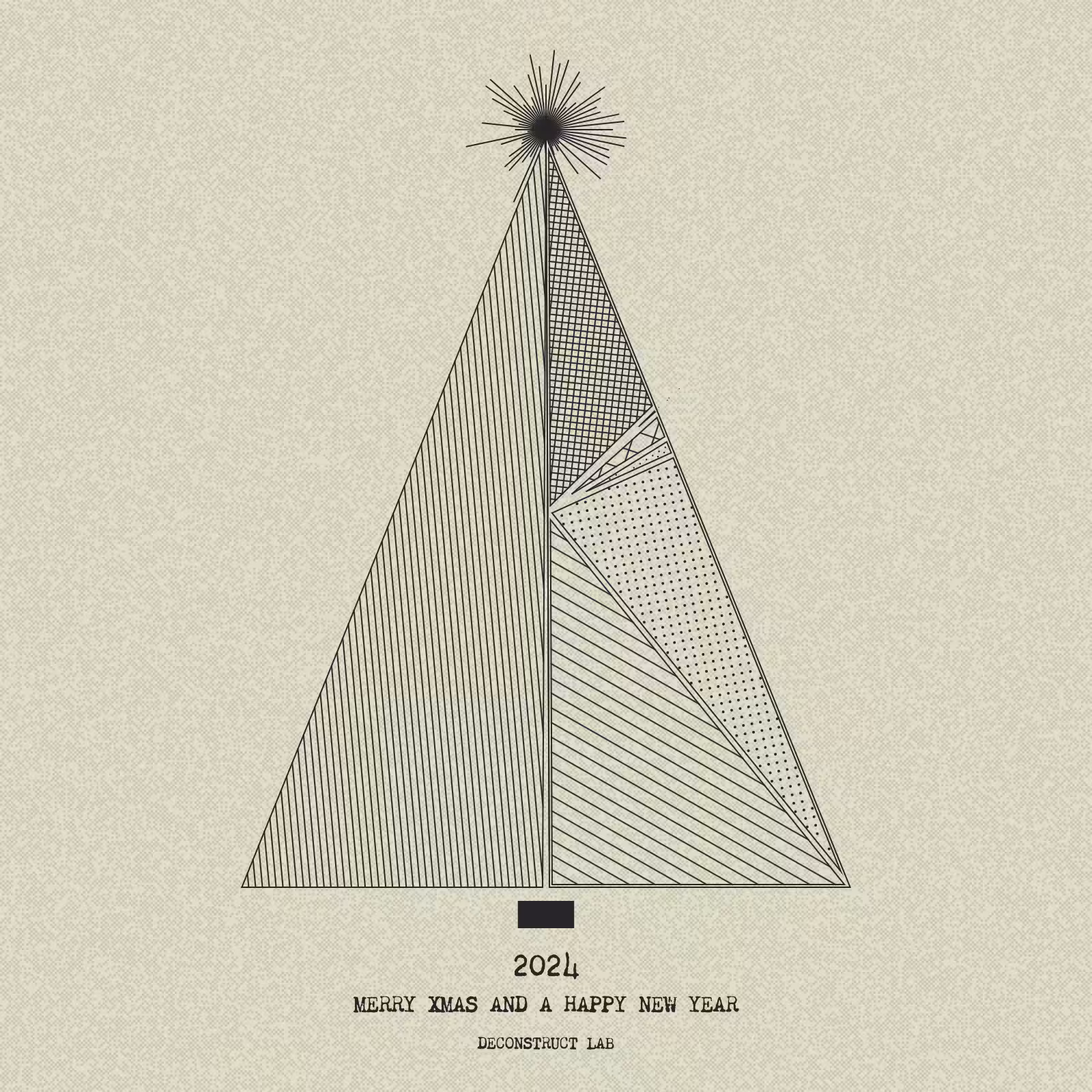 Have Yourself a Merry Little Geometric Tree #131