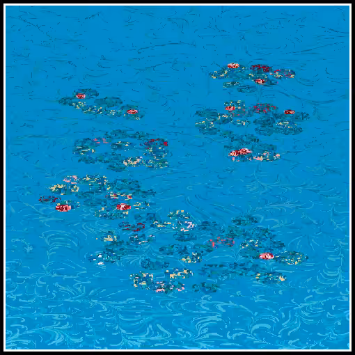 Polluted water lilies #12