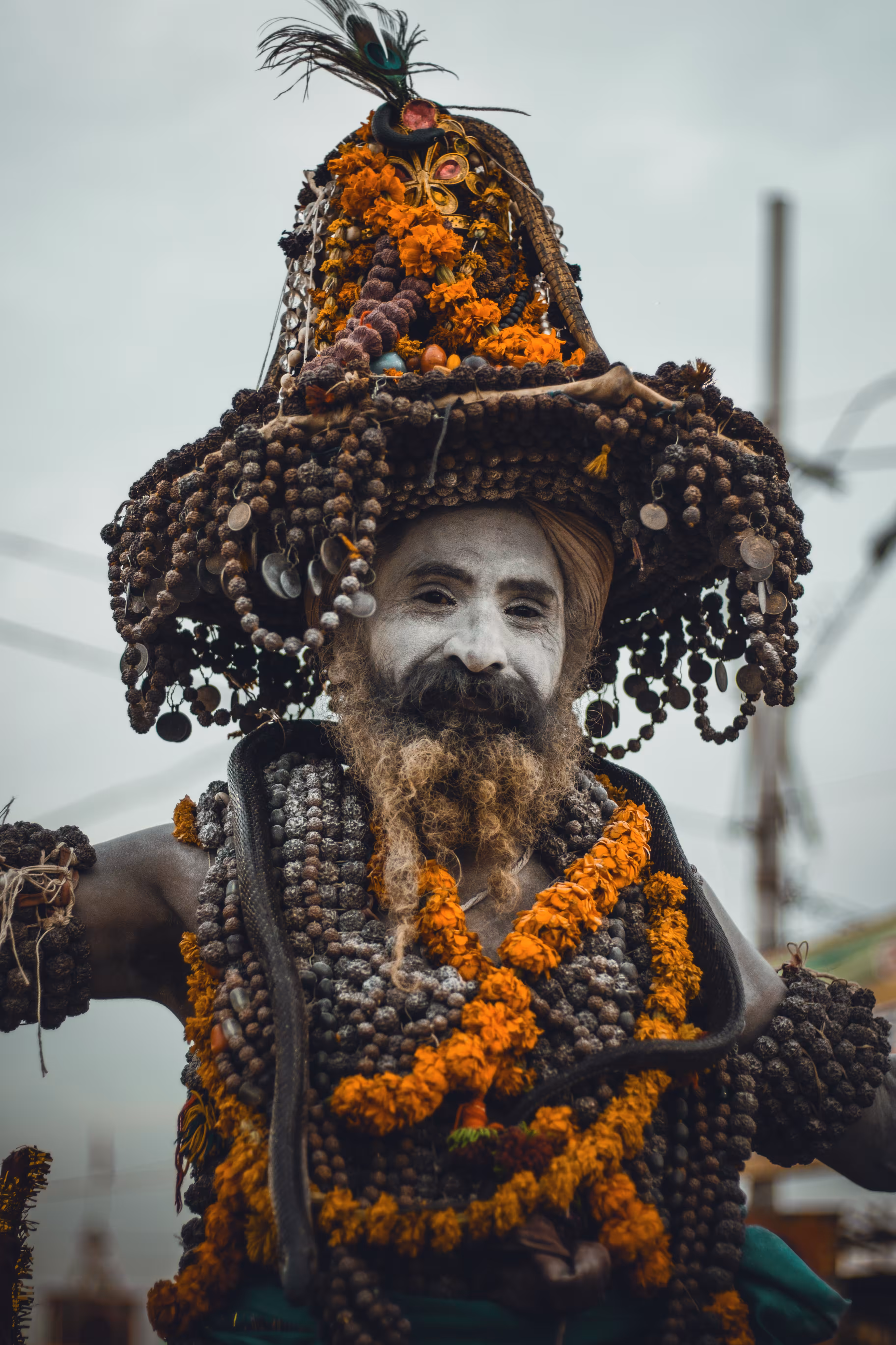 Portrait of a Naga Sadhu