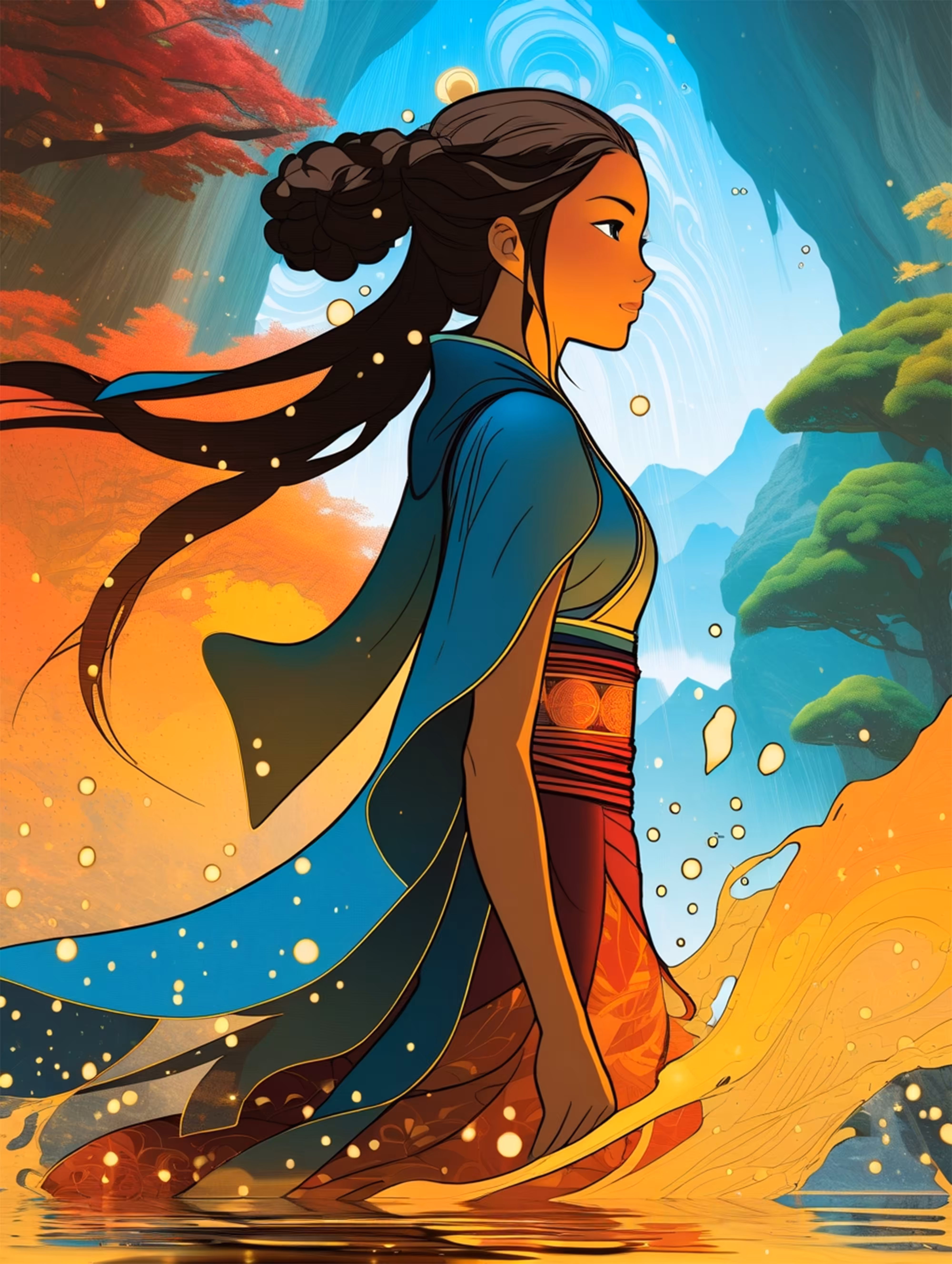Young goddess Ωrea