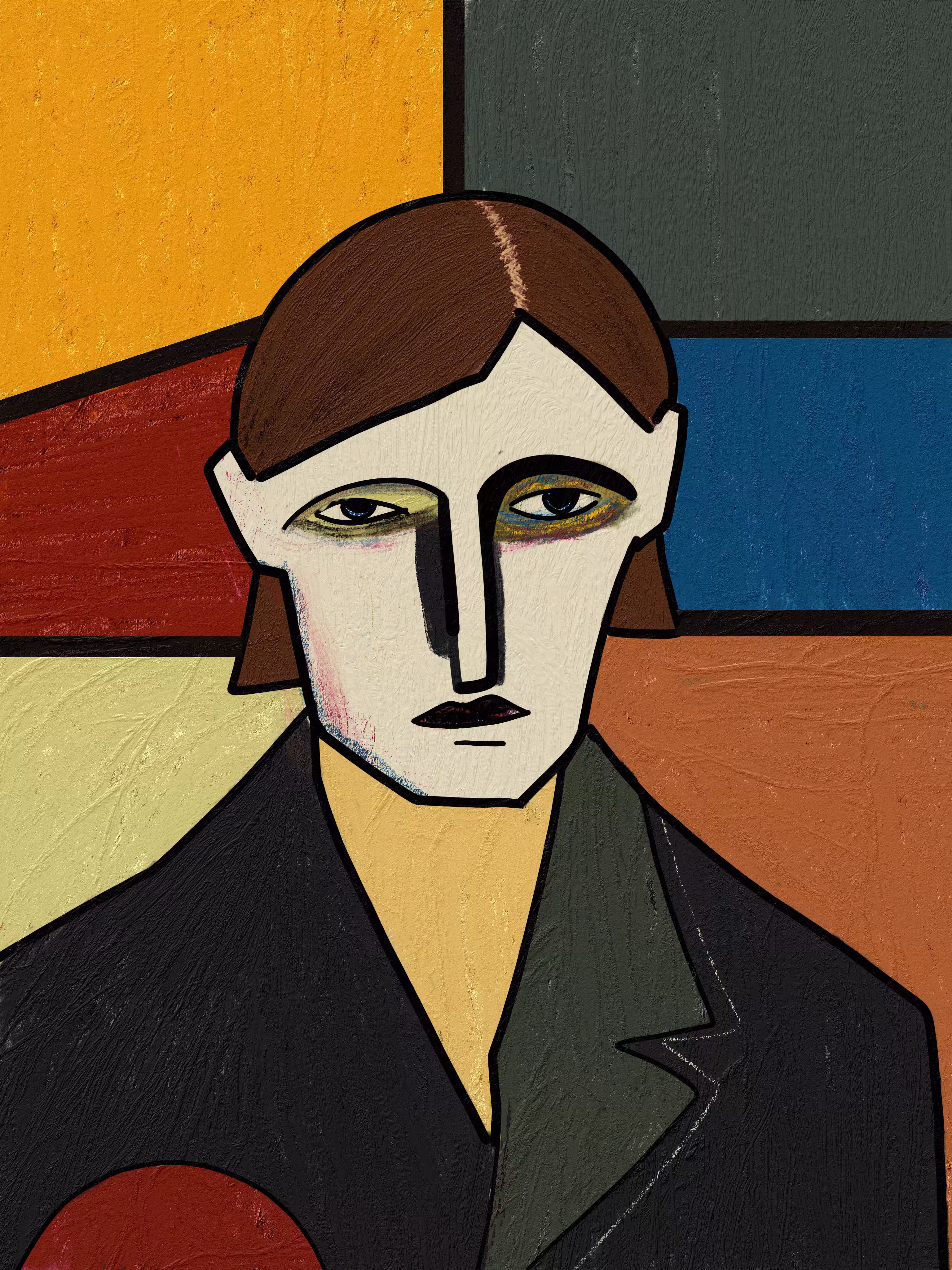 Bager Portrait Paintings: The Broker
