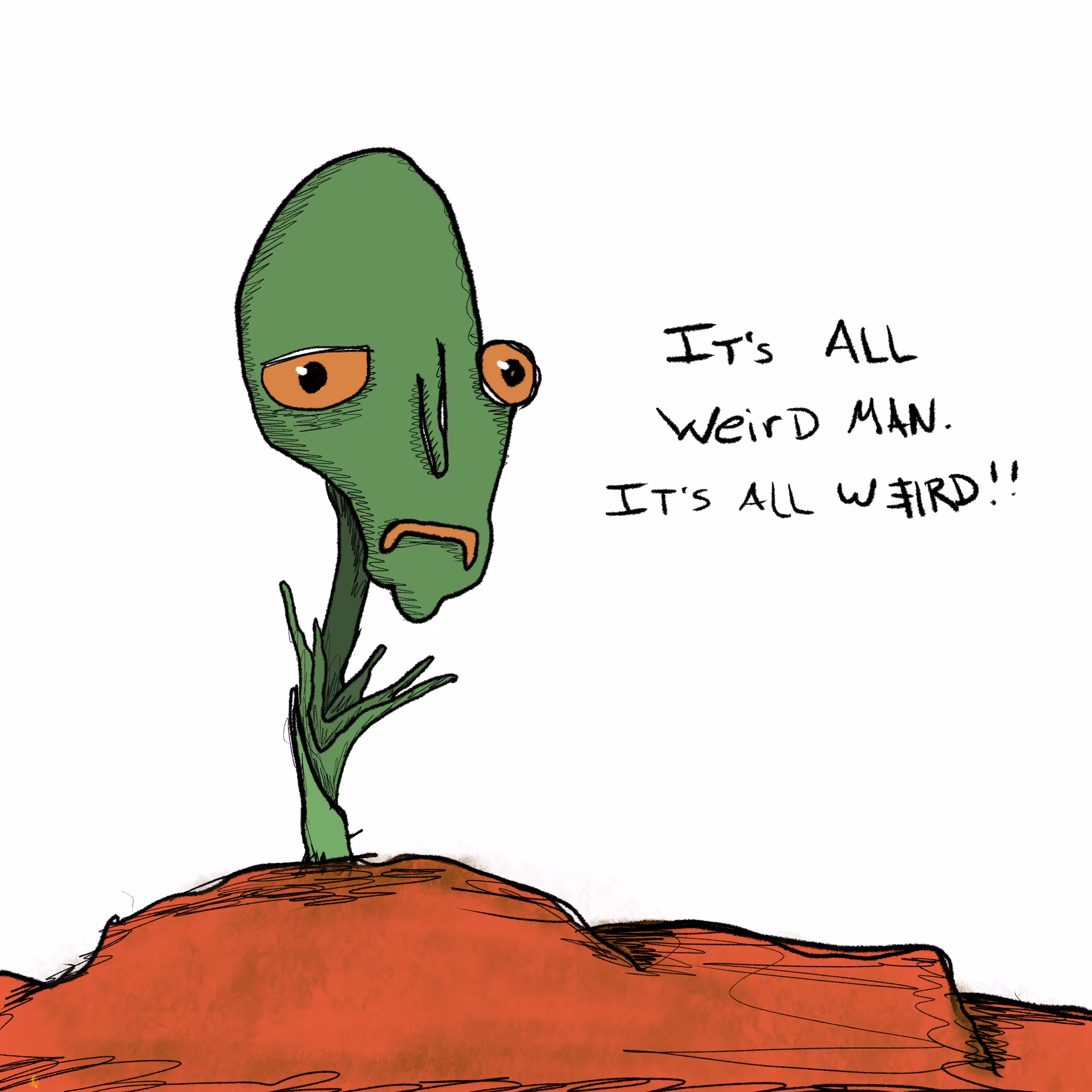 It's all weird man. 