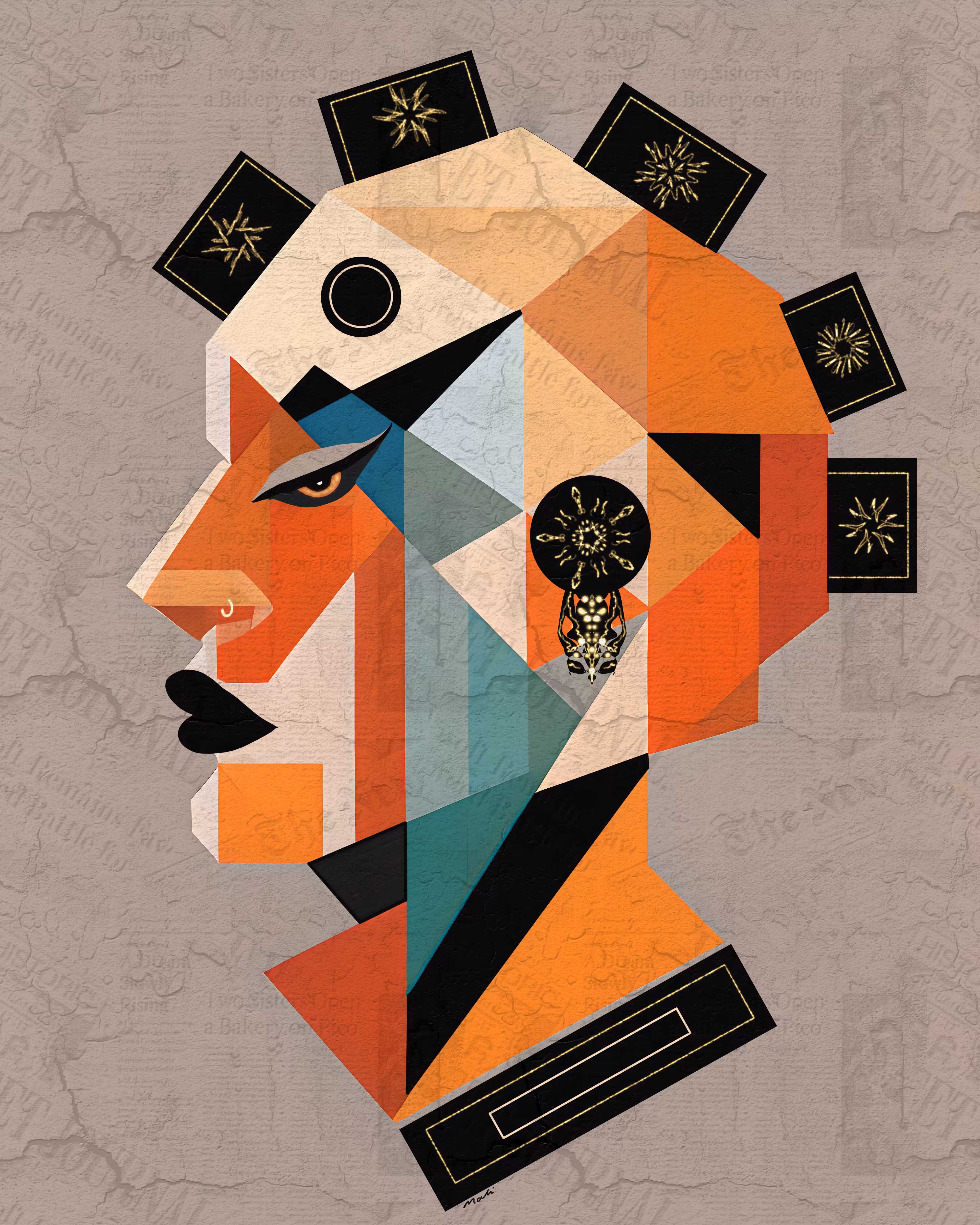 Shapes & colors: Royal punk 