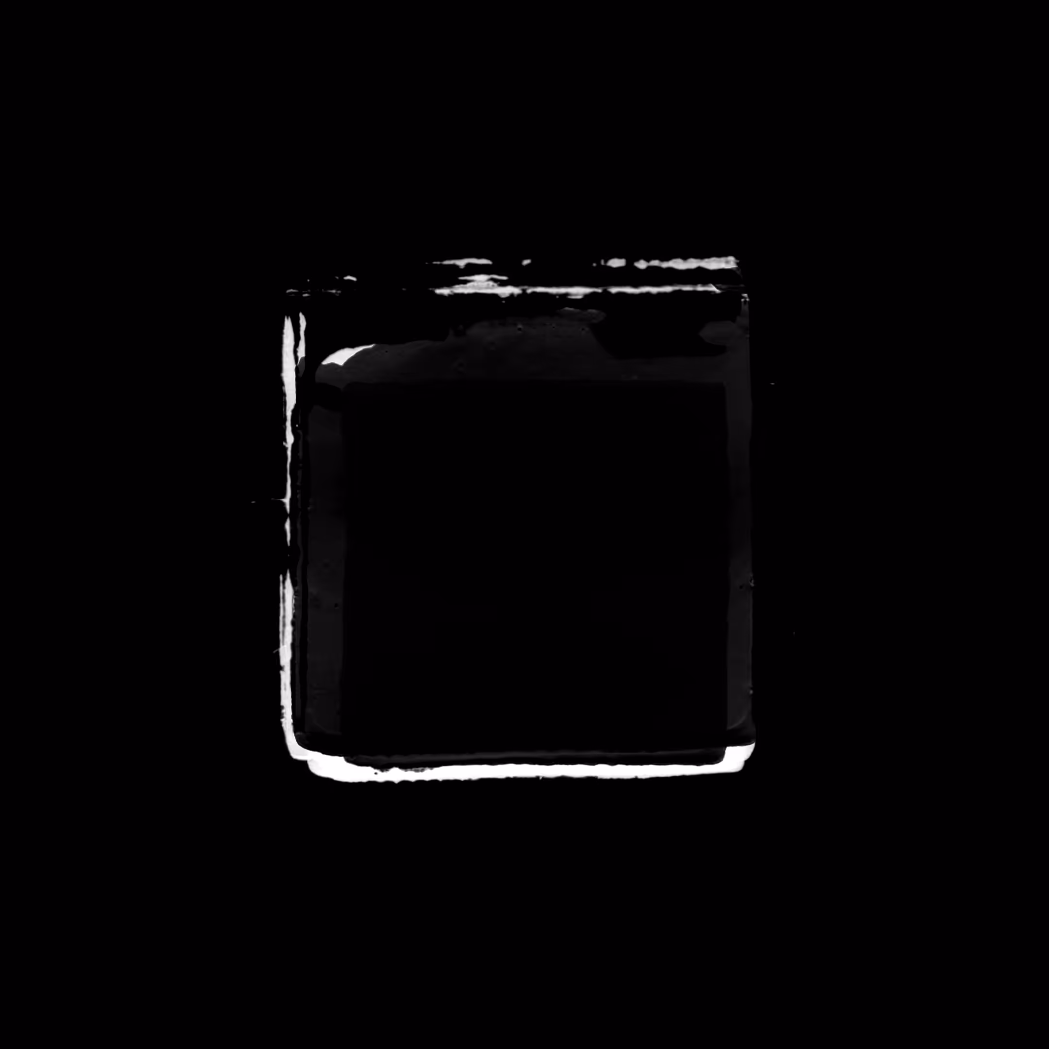 Black on White Square 01