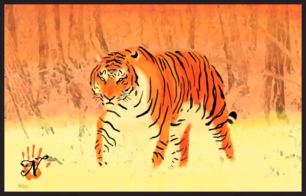 Red tiger