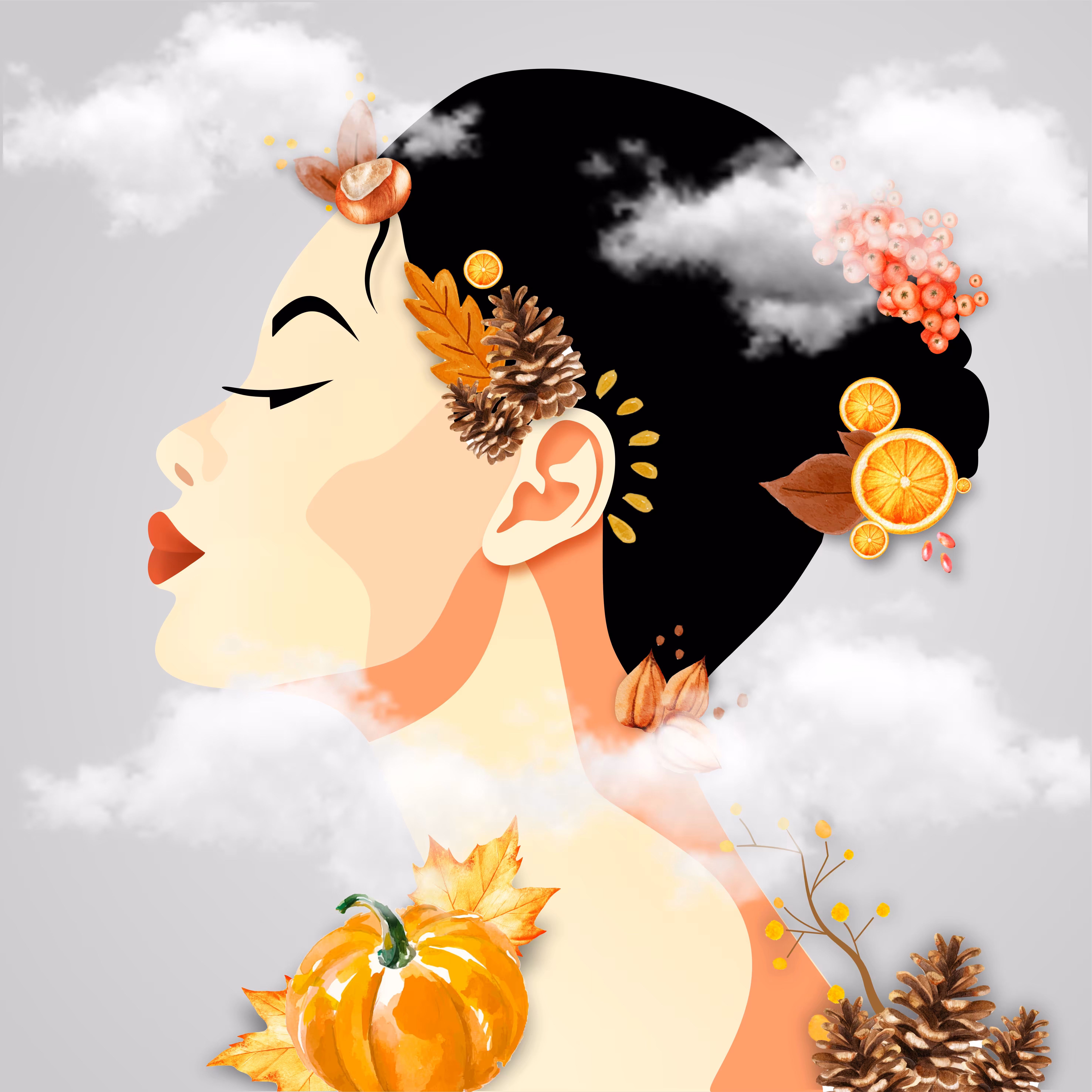 autumn woman