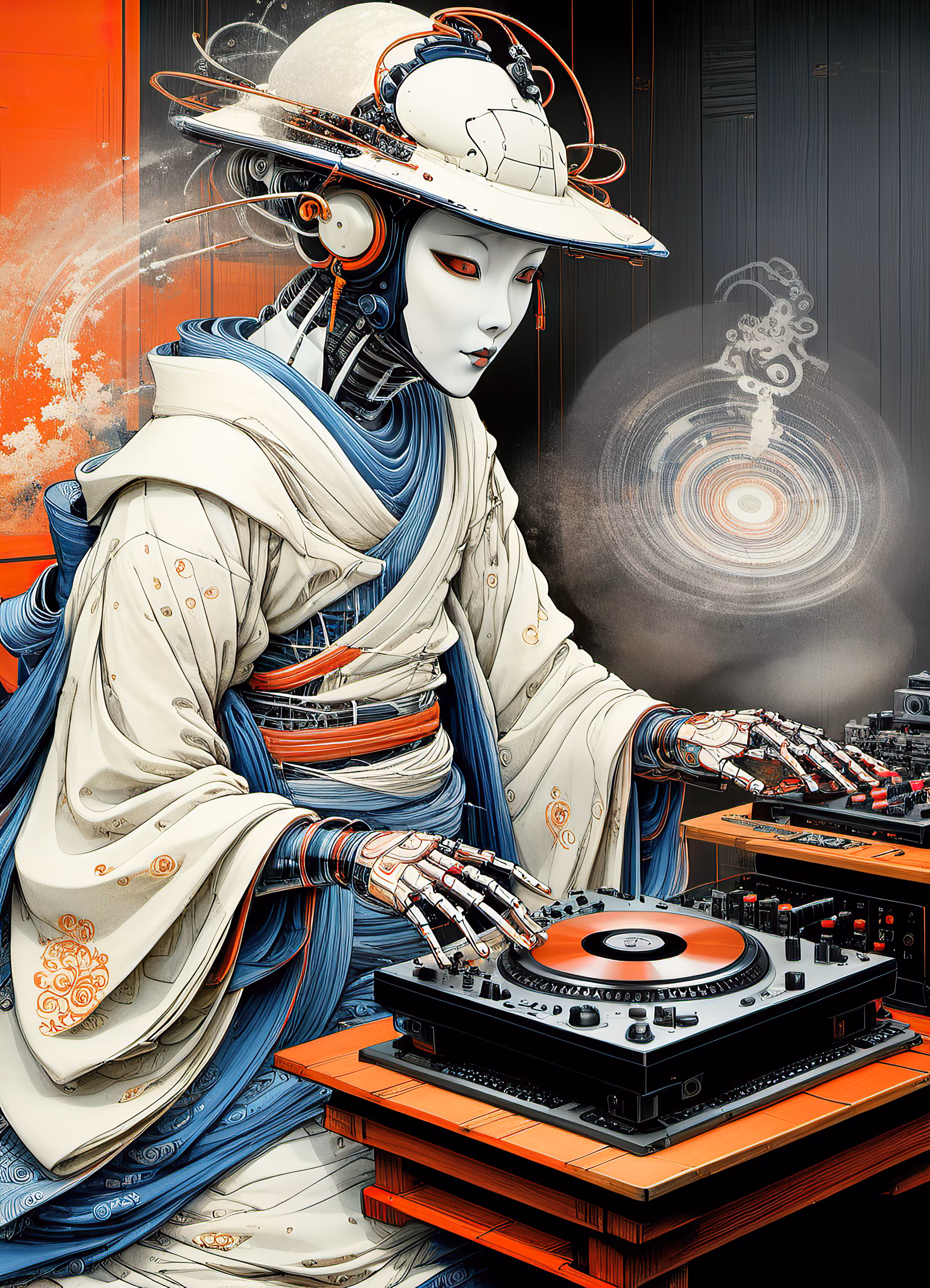Geisha Robot DJ #1