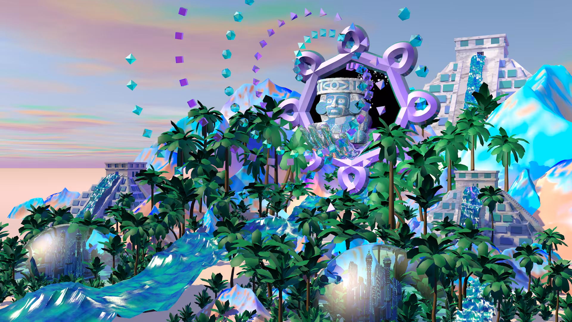 Tlaloc Returns to Neo-Yucatek, 2487AD 