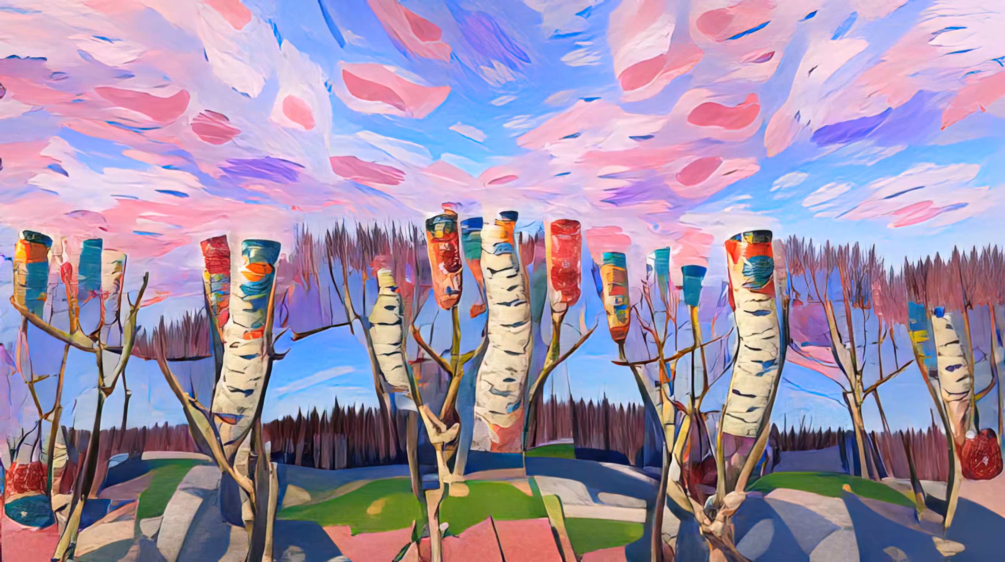 Surrealist Birch