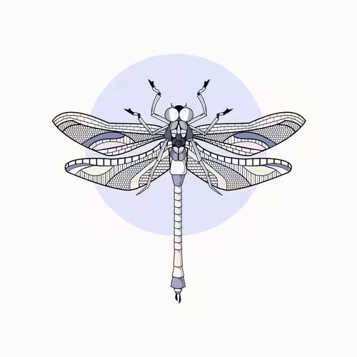 Anisoptera Tetradic: Lavender