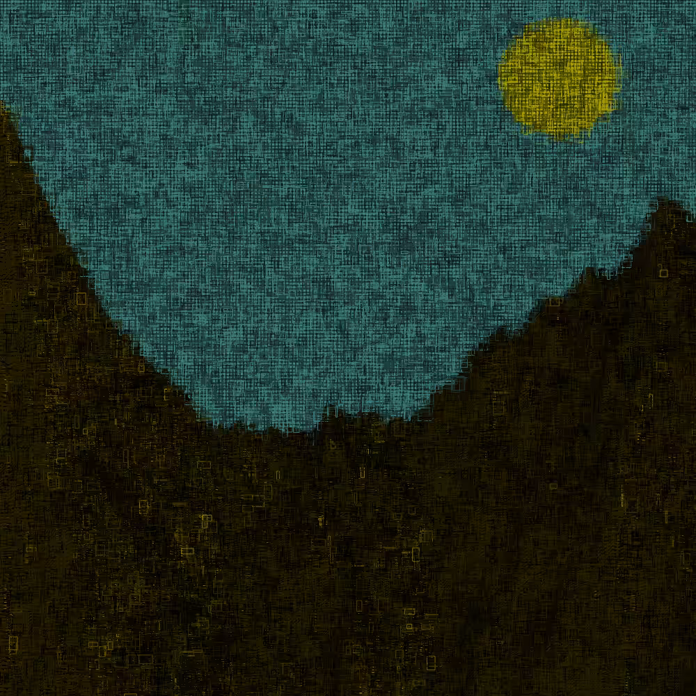 Classic generative landscape V2 #16