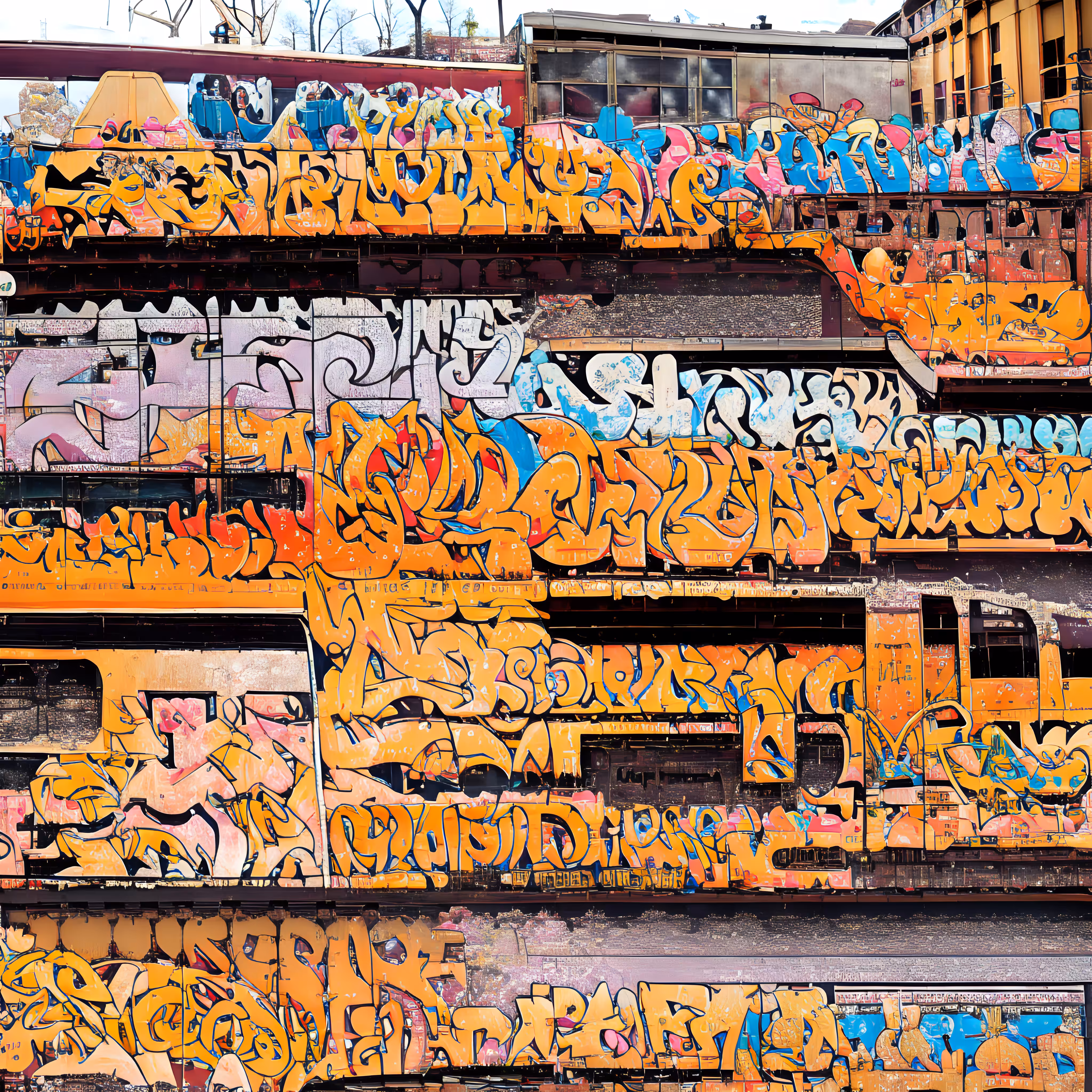 Graffiti Stack 01 - North