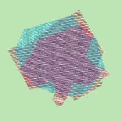 Moiré Mesh Paintings #9