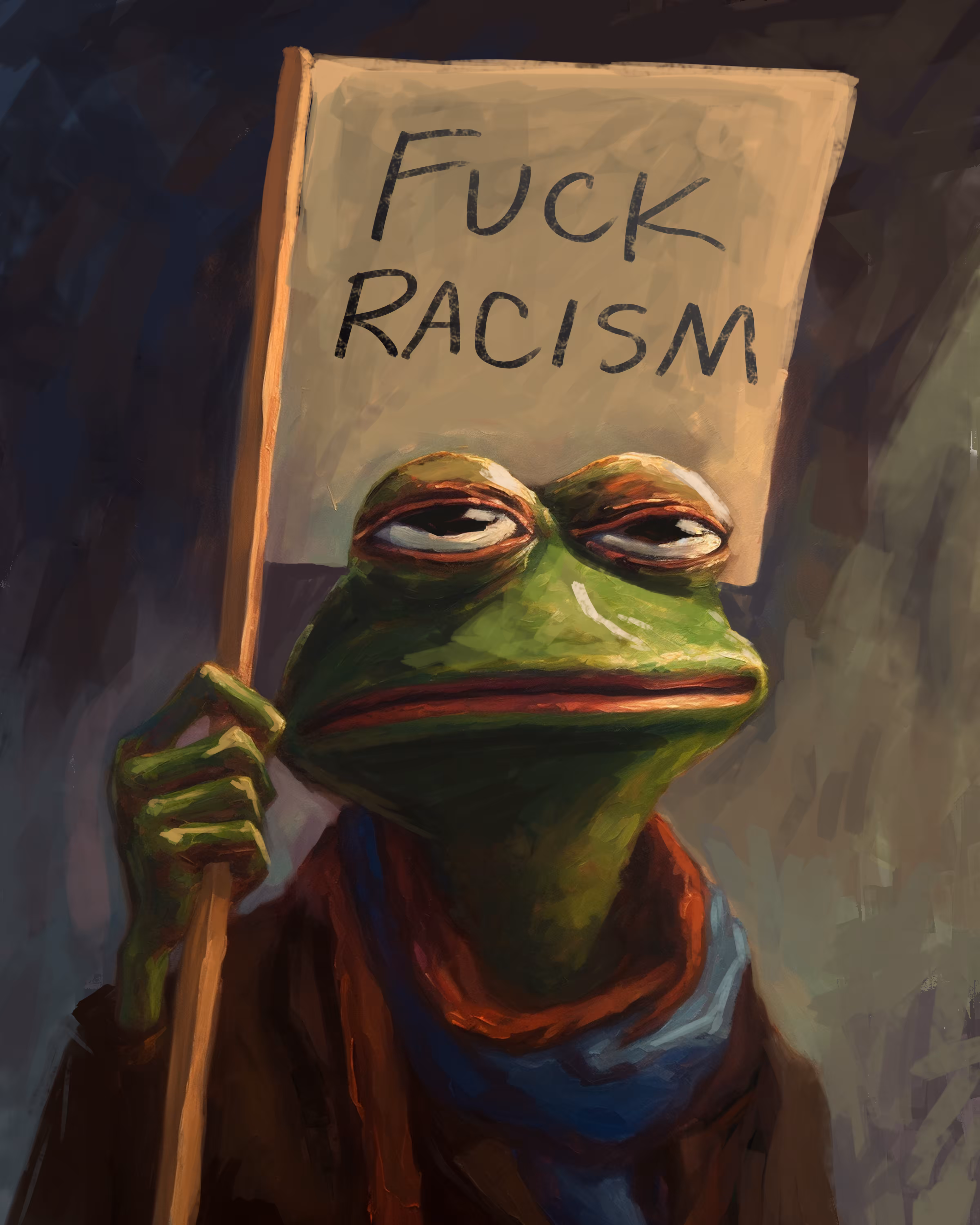Pepe 1 -Fuck Racism