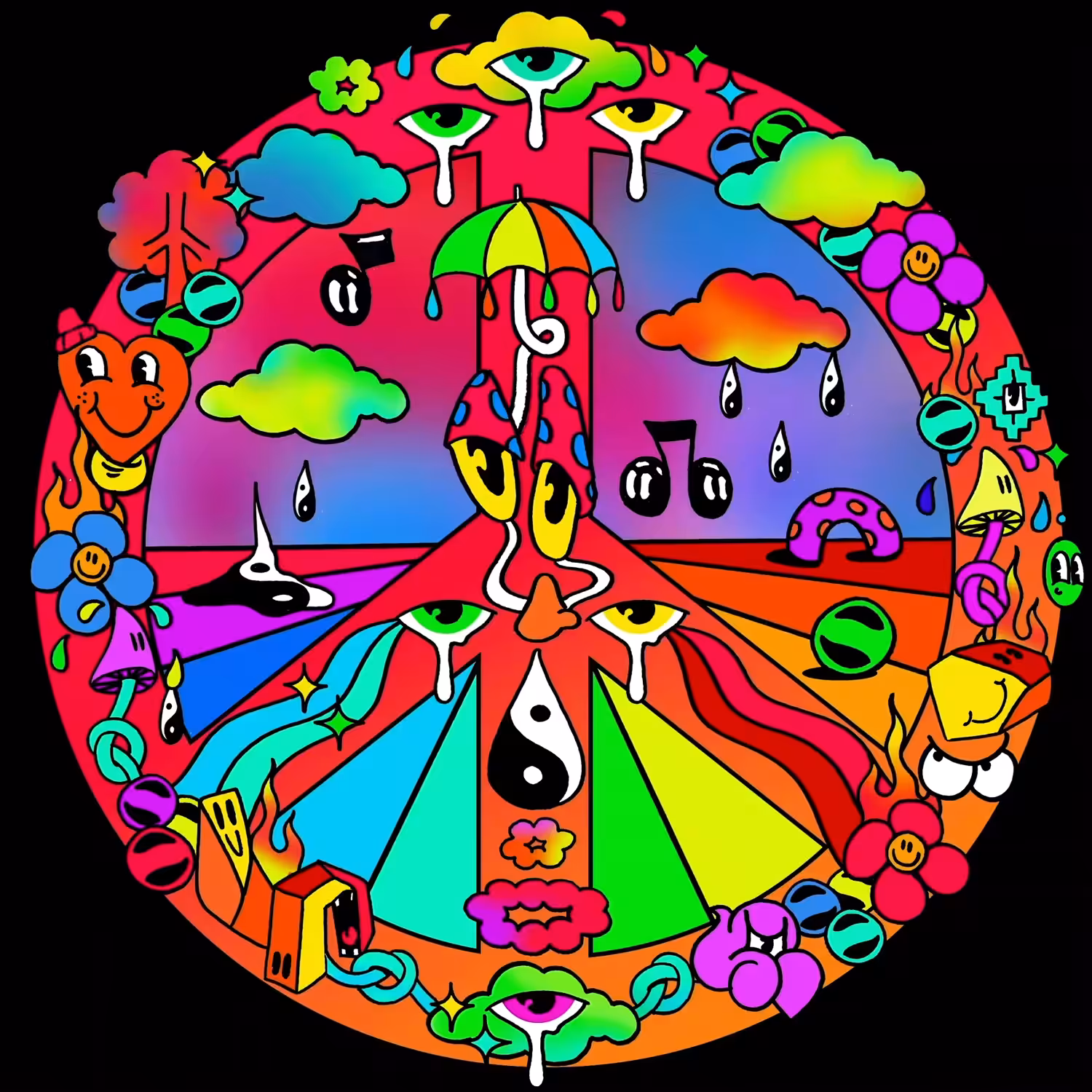 Bicycle Day Peace