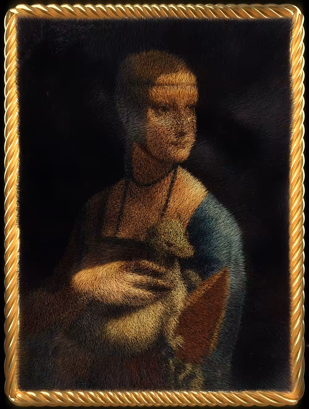 Girl with Golden ratio