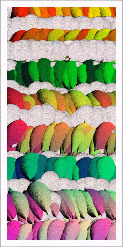 Balloon Field on Clouds #42