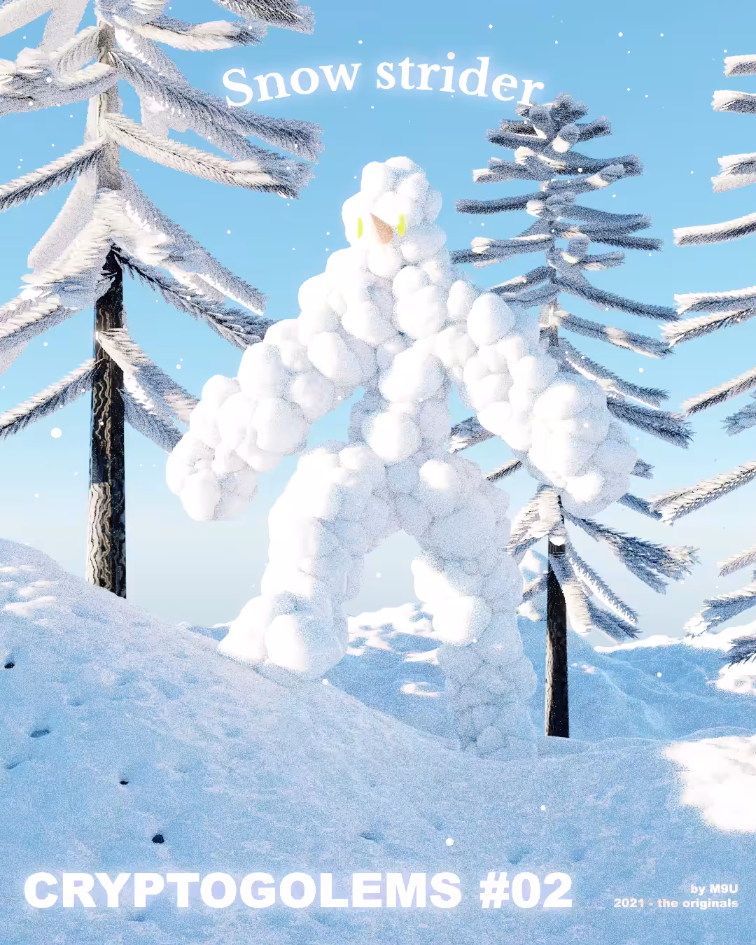 CryptoGolem #2 - Snow strider