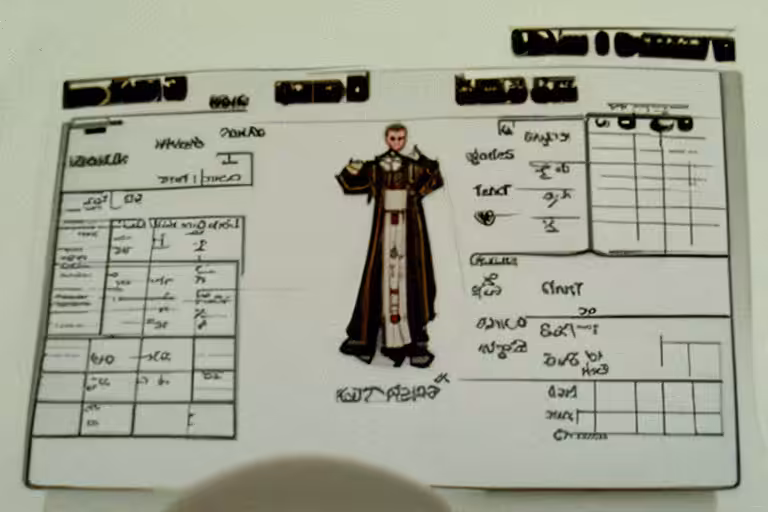 Bahlren - Character Sheet - Human Priest