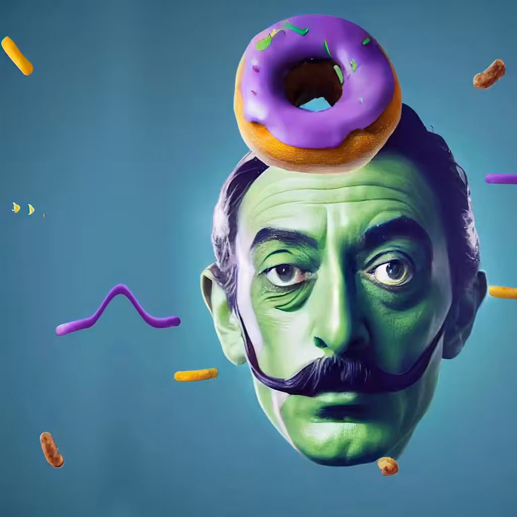 𝘿𝘼𝙇𝙄 & 𝙏𝙃𝙀 𝘿𝙊𝙉𝙐𝙏𝙎