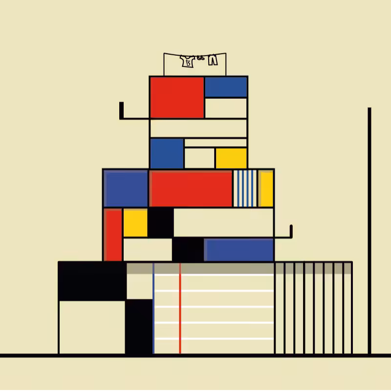 The Mondrian’s Houses #18