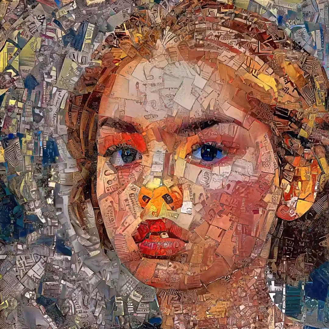 Lady Daffodil - animated mosaic