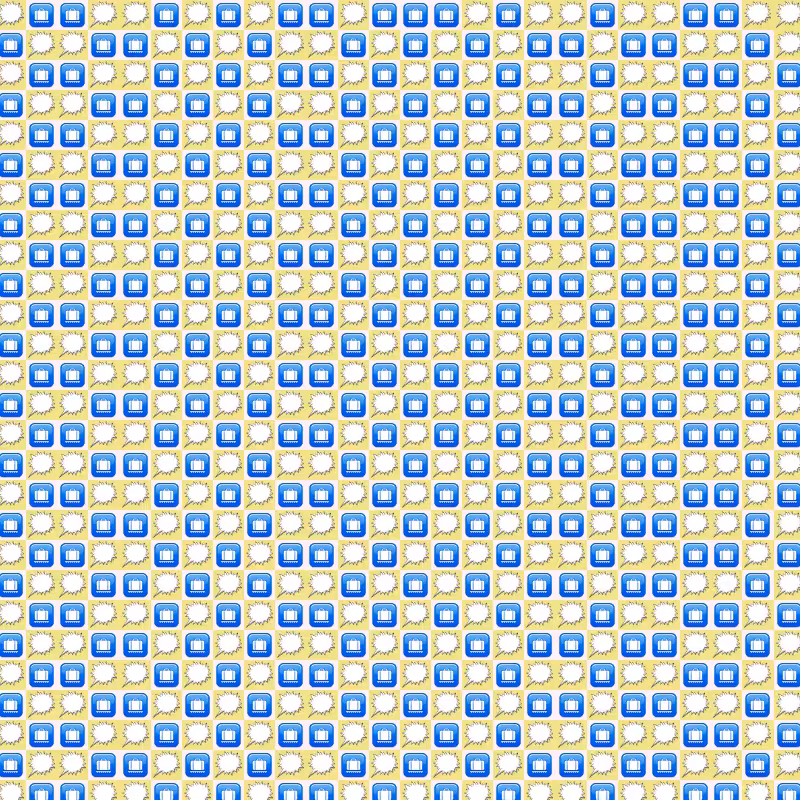 Elementary Cellular Emoji Automata #122
