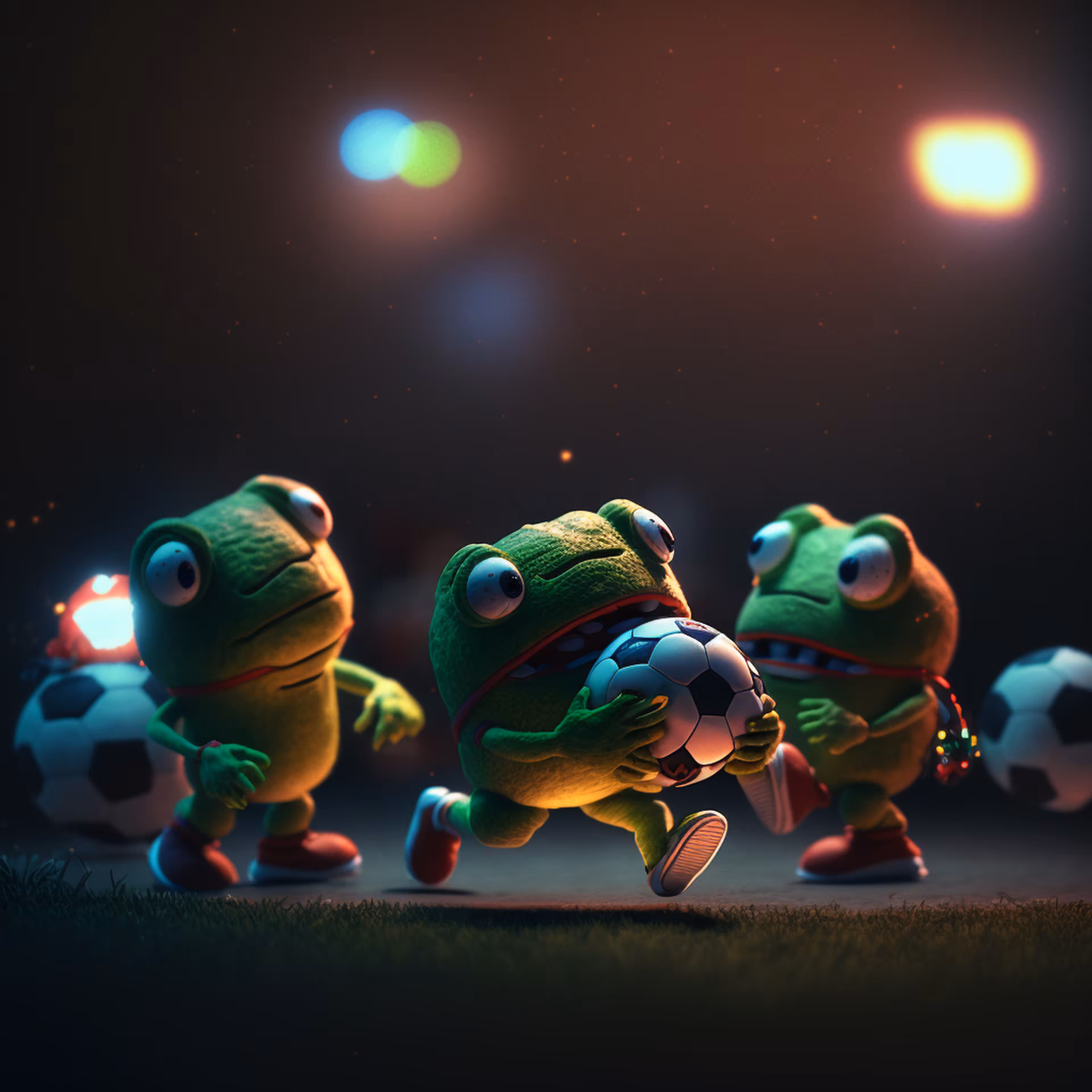 Pepe's World: Pepe and football