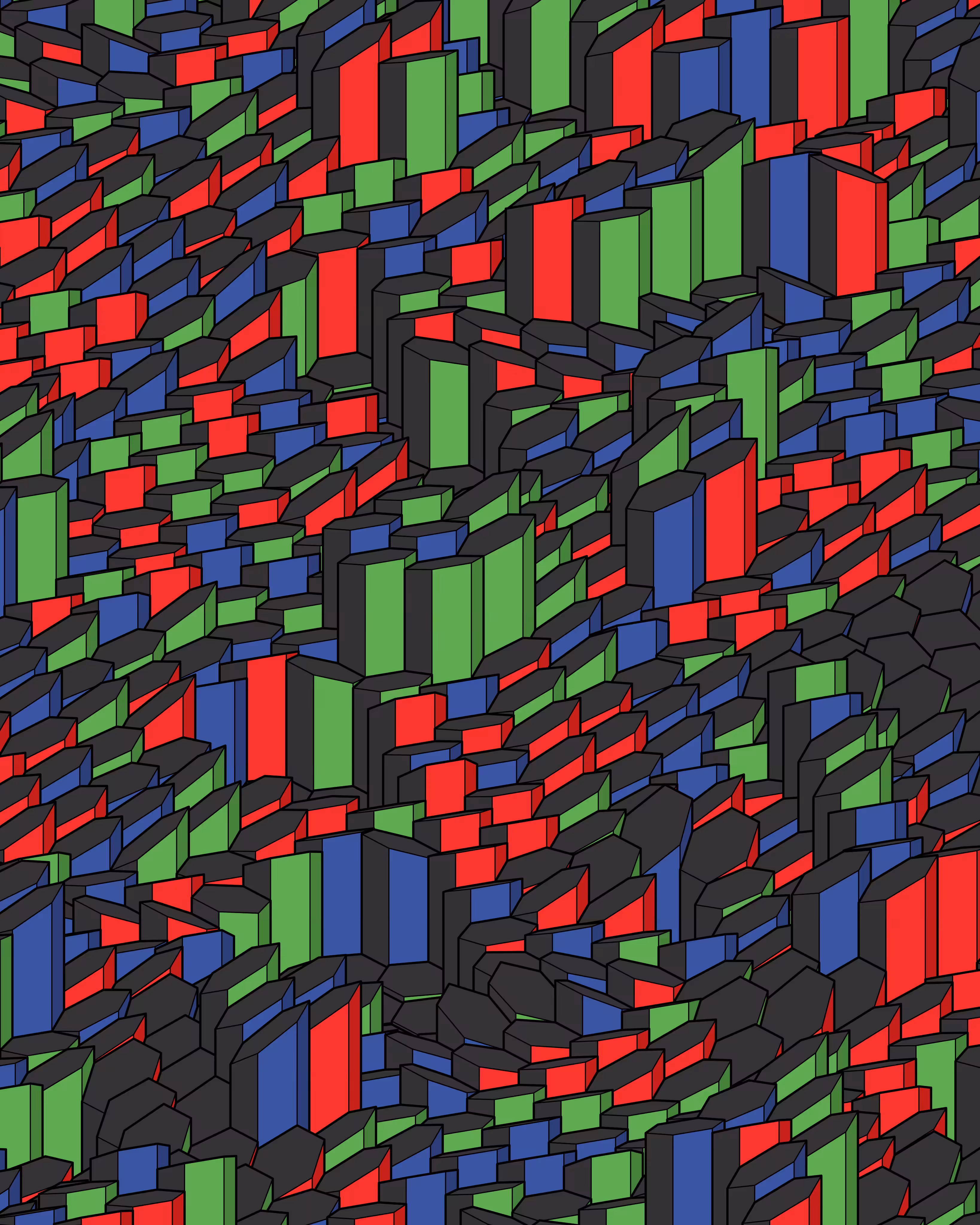 Hexagones Landscape #361