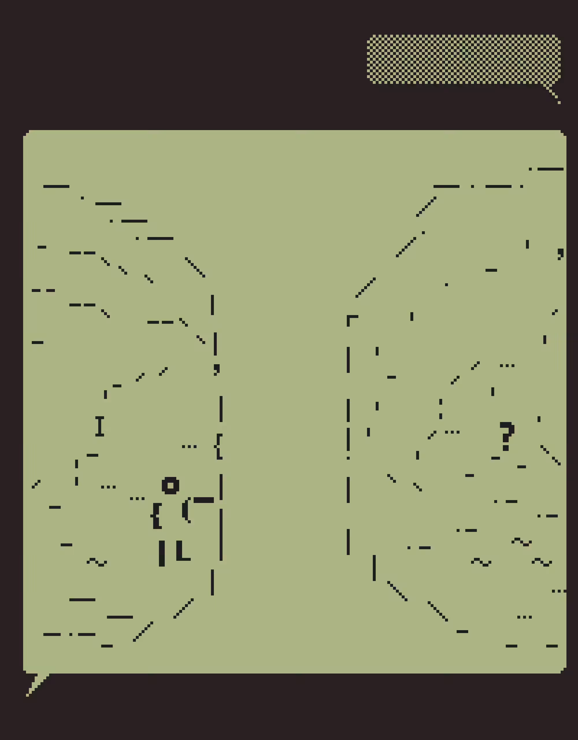 Passsage, Message - 1bit retro LCD version