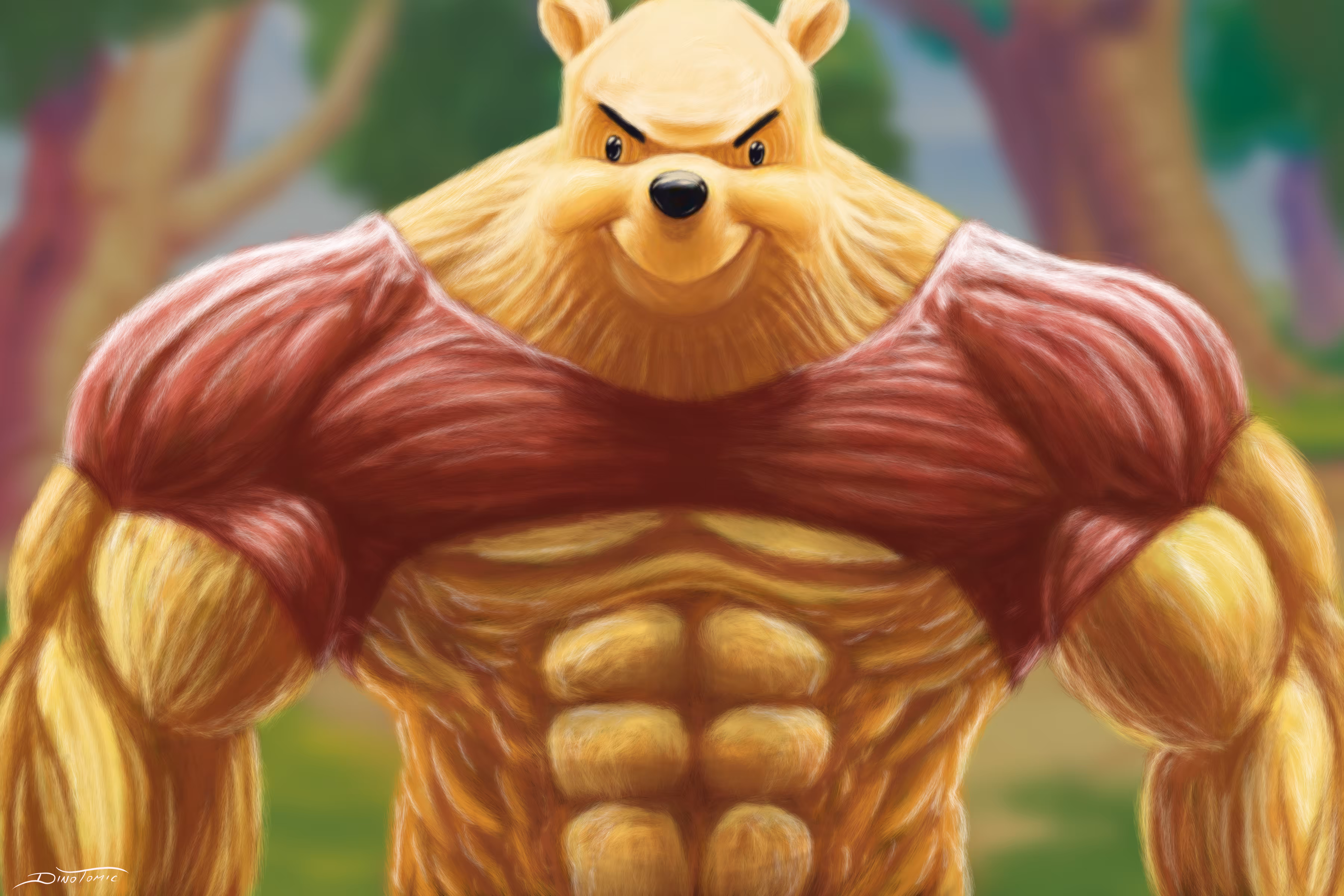 Muscle Po meme from 2012 ( 1/5 set piece )