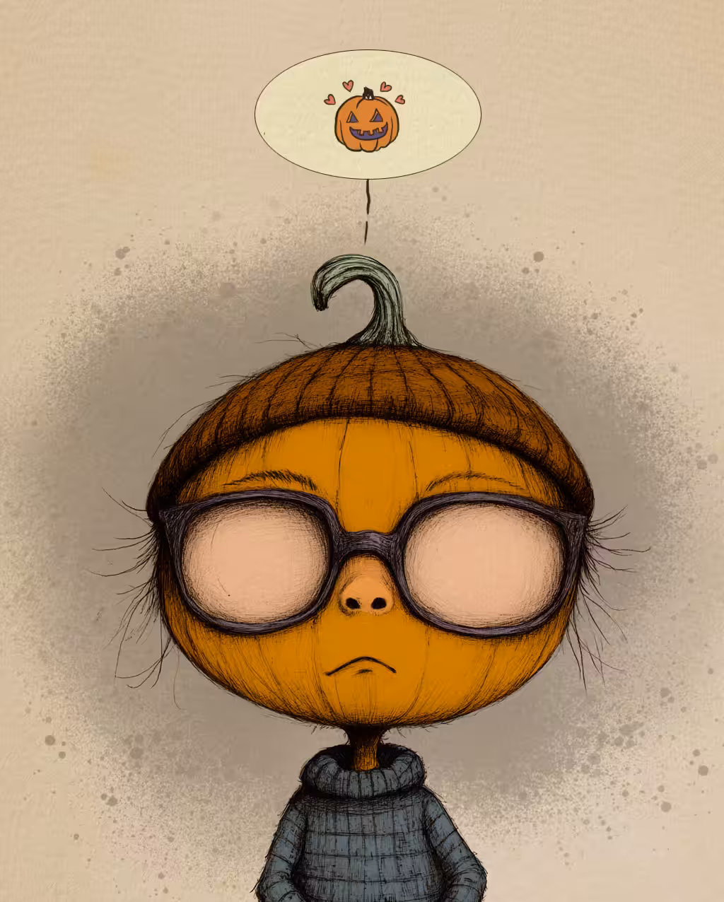 The CHild who loves Halloween