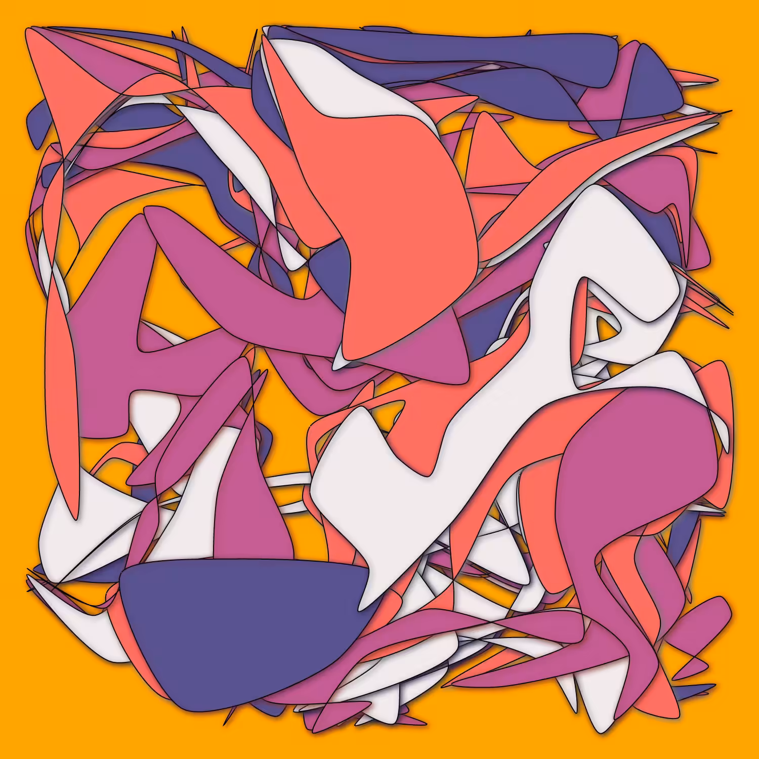 Geometric colorful shapes 2 (Free edition) #97