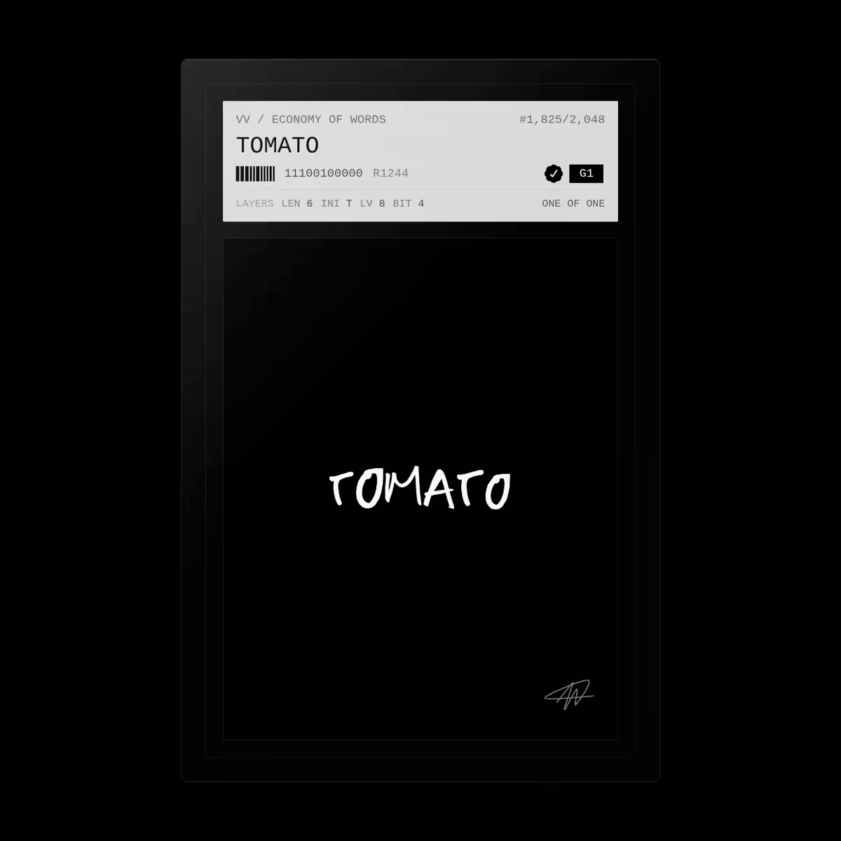 TOMATO · #1825