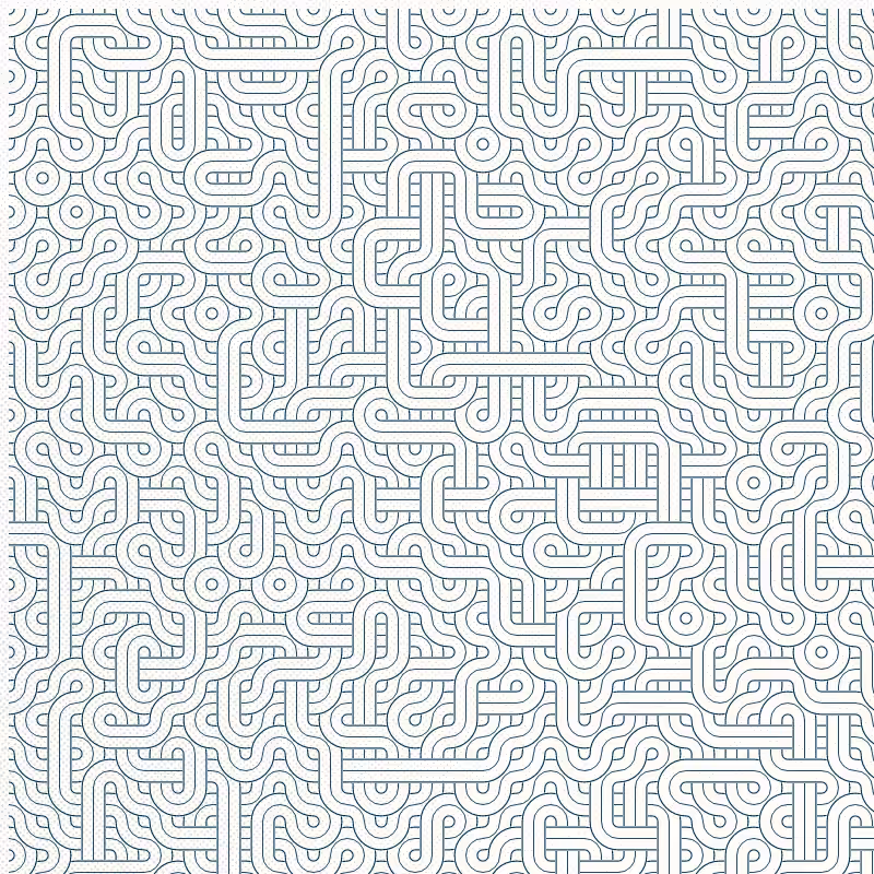 Dirty Interlaced Truchet Tiles #37