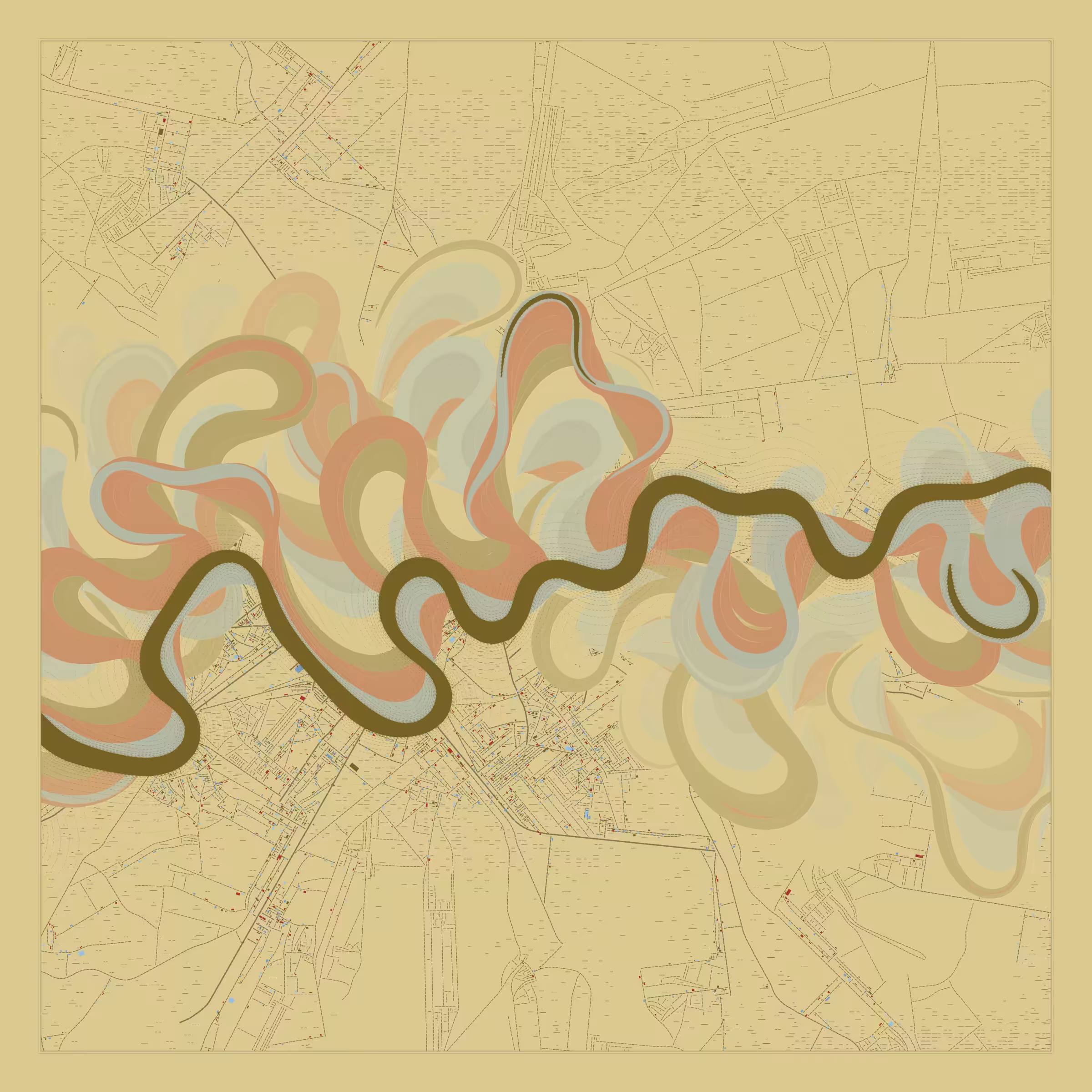 Ancient Courses of Fictional Rivers #677